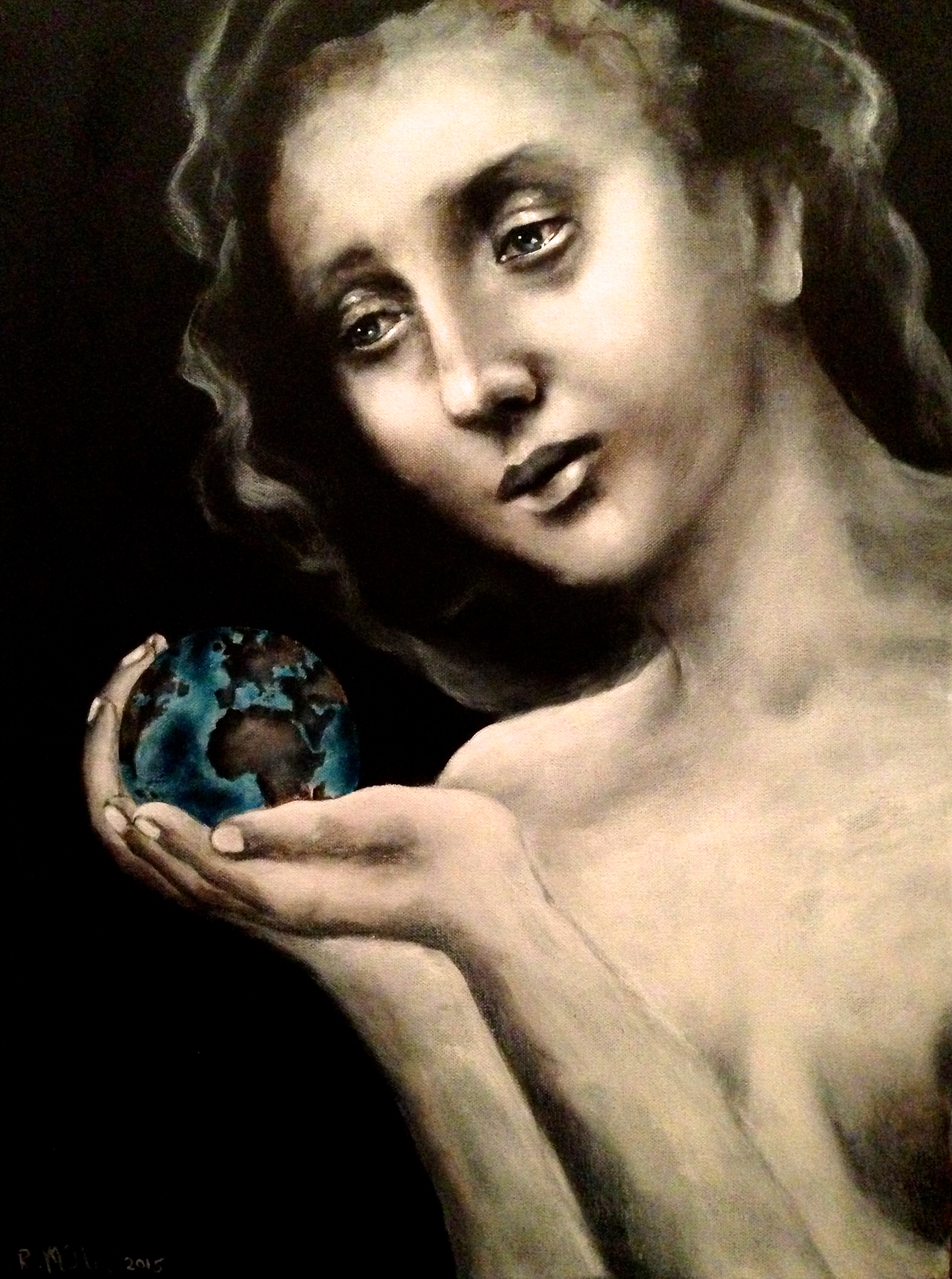 Oneness, 2015 Acrylic & oil on canvas