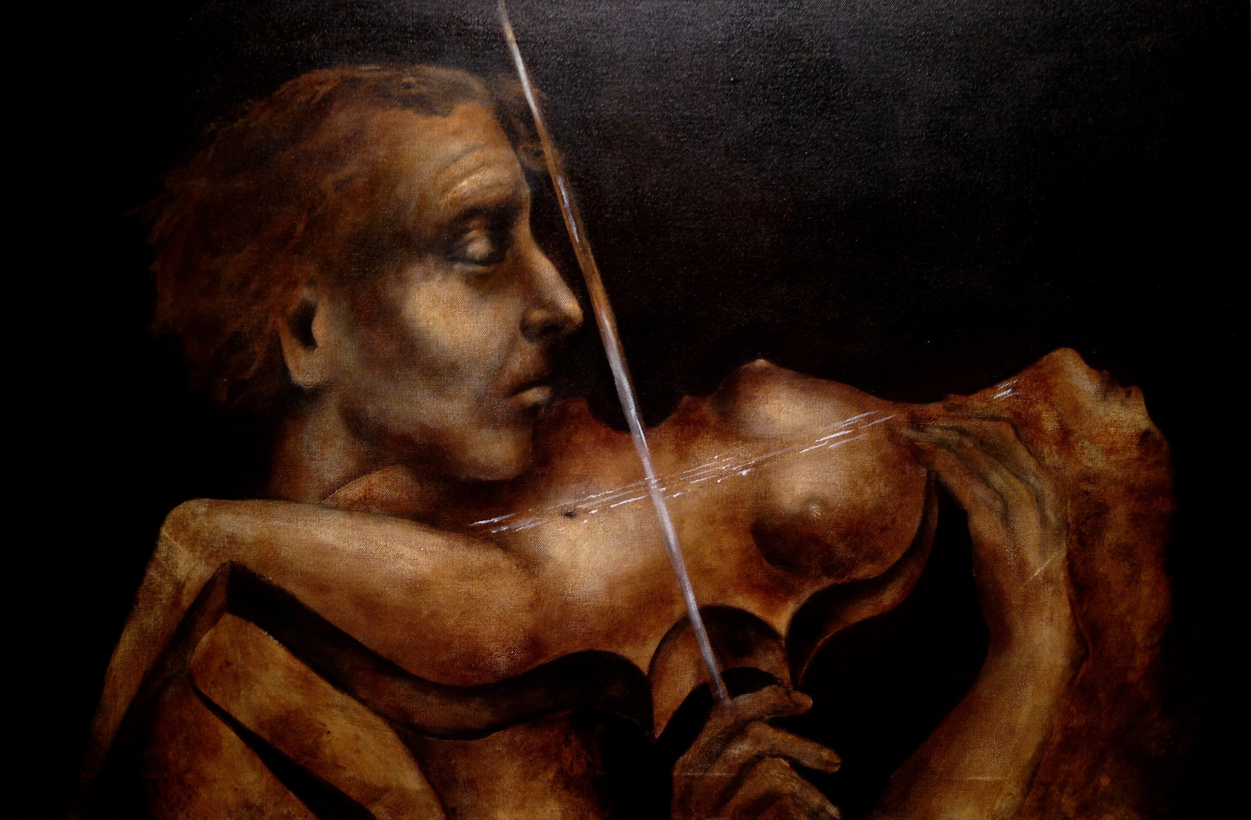 Stradivarius, 2015 Acrylic & oil on canvas