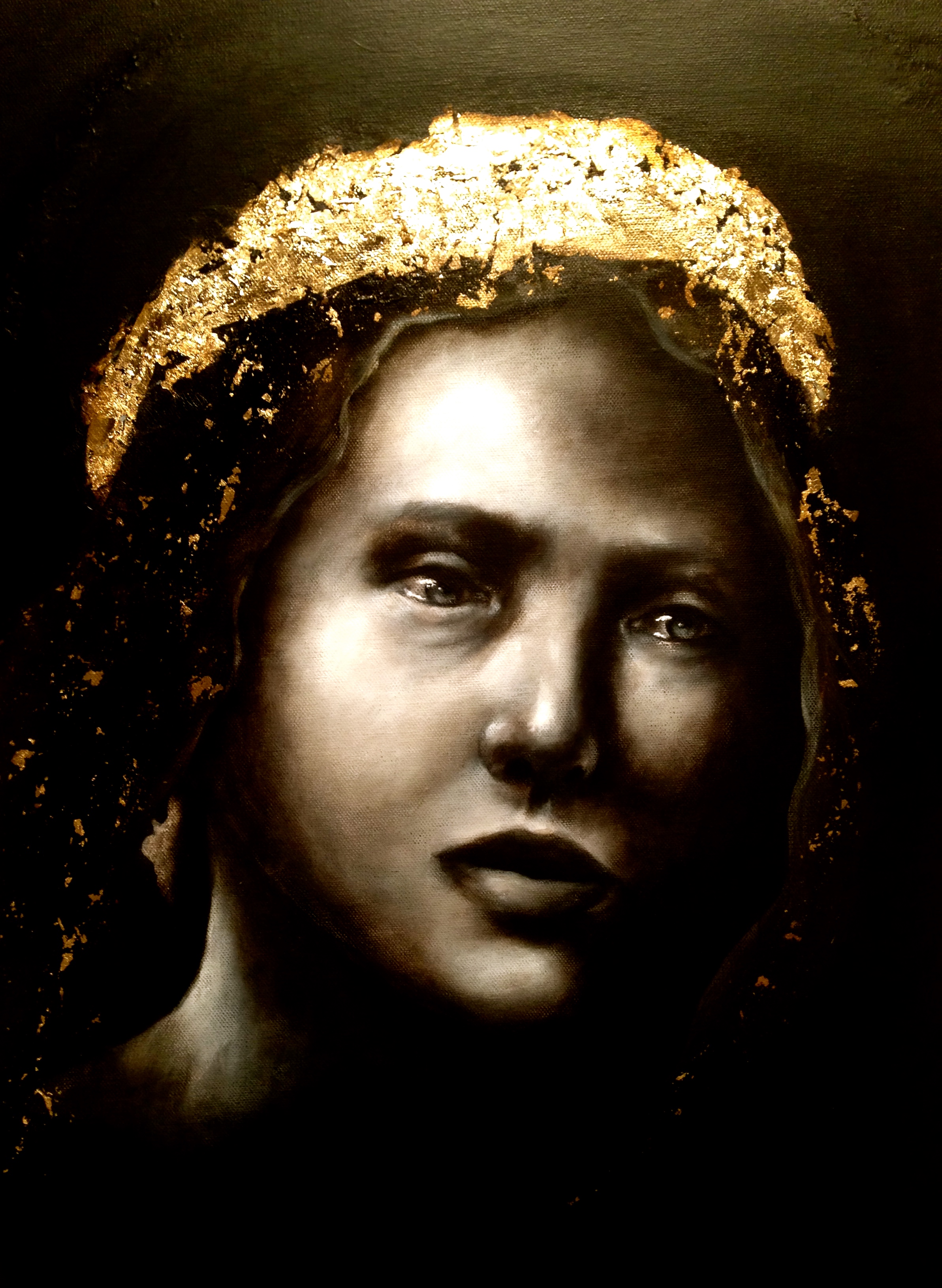 Illumination, 2015 Mixed media on canvas 18" x 24"