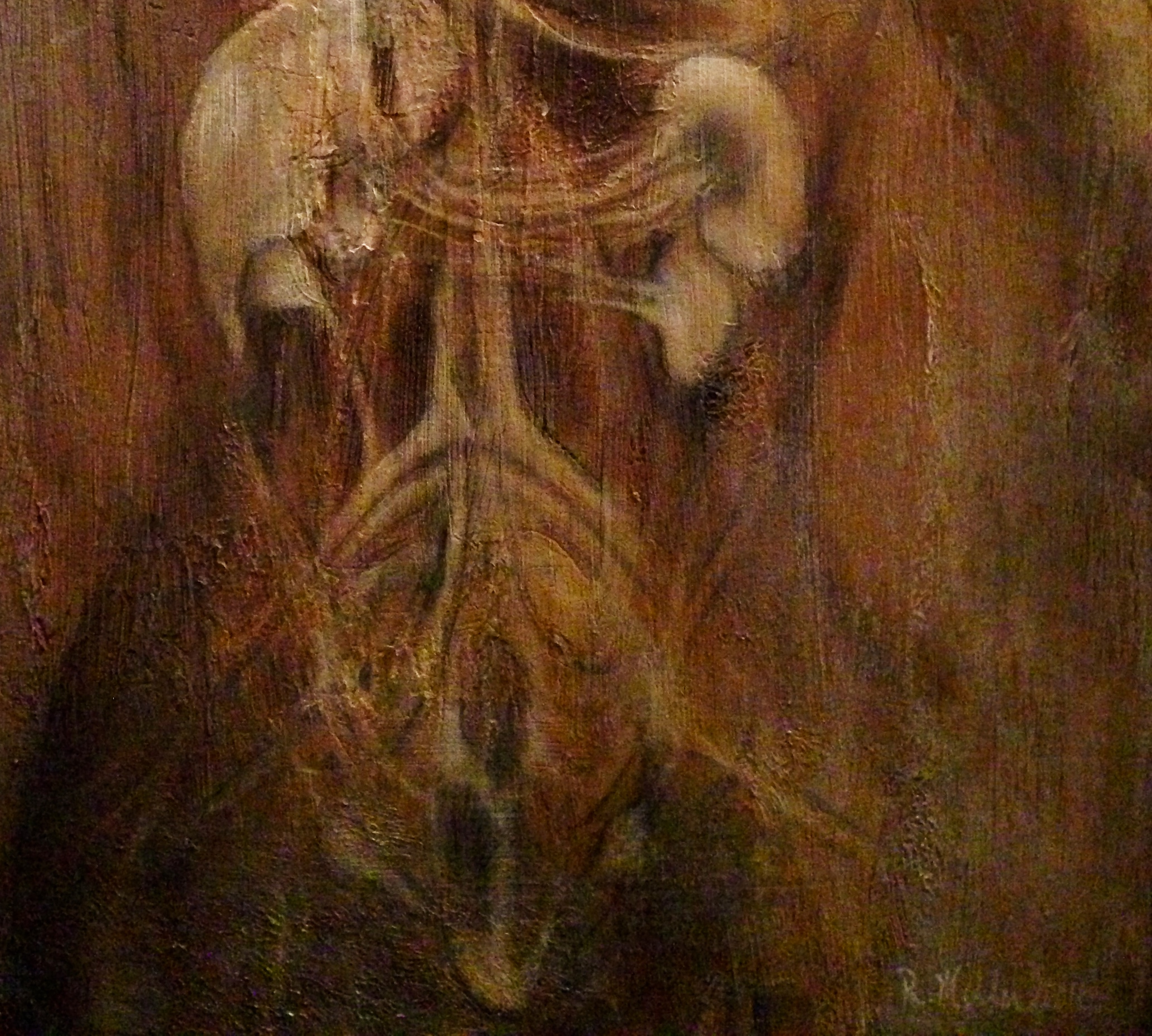 (texture closeup)Artonomy, 2016 Mixed media on canvas
