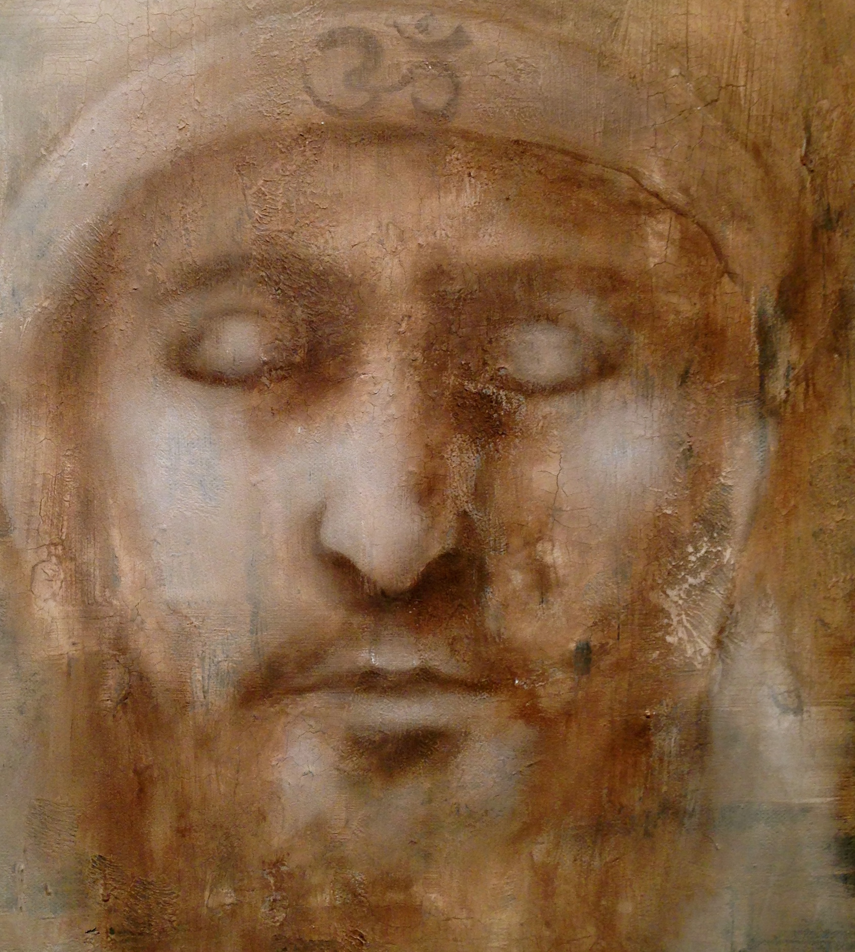 (texture closeup)Yogi, 2016 Mixed Media on canvas