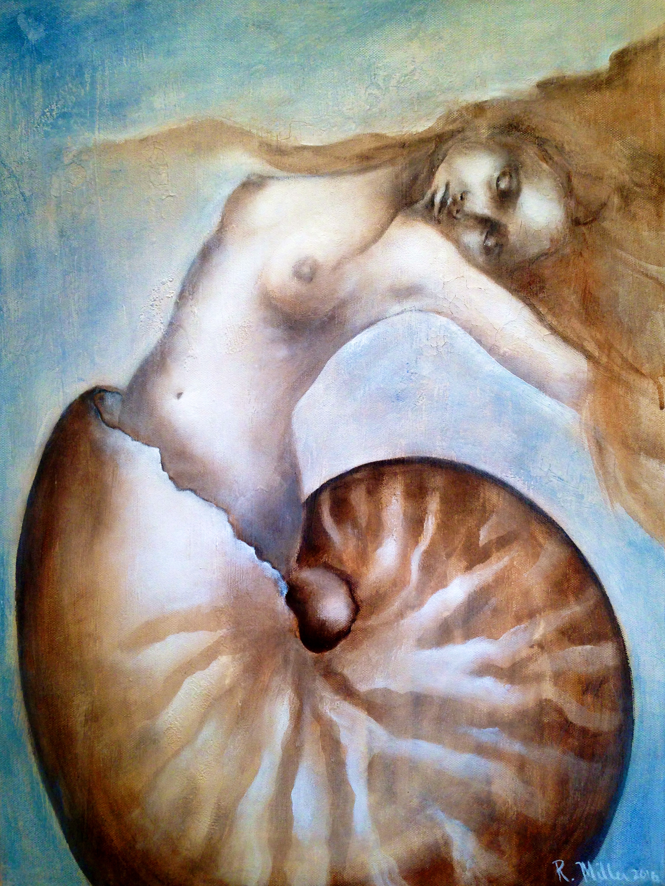 Nautilus, 2016 Mixed media on canvas