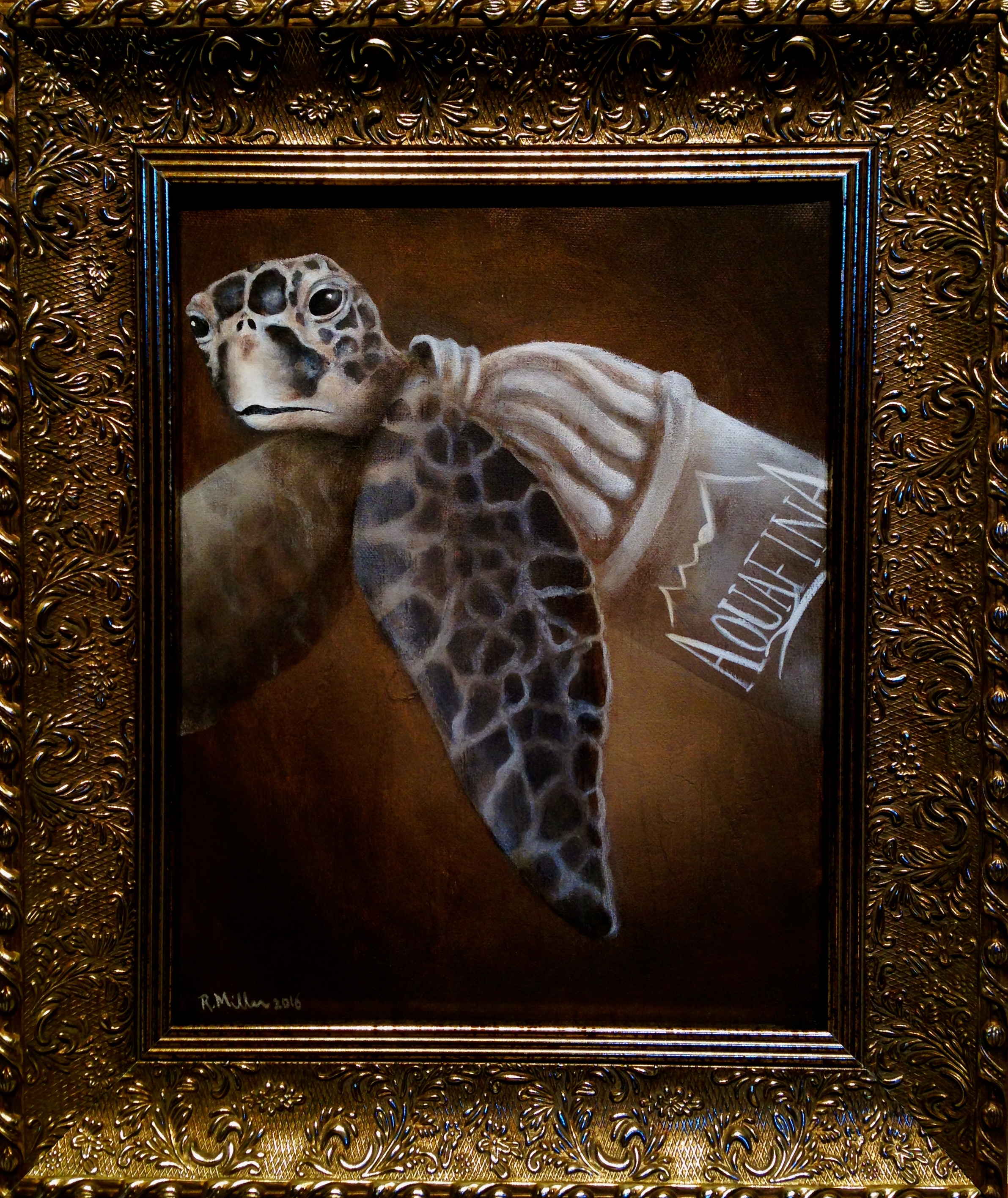 Sea Turtle, 2016 "Children's Story Views" Acrylic on canvas