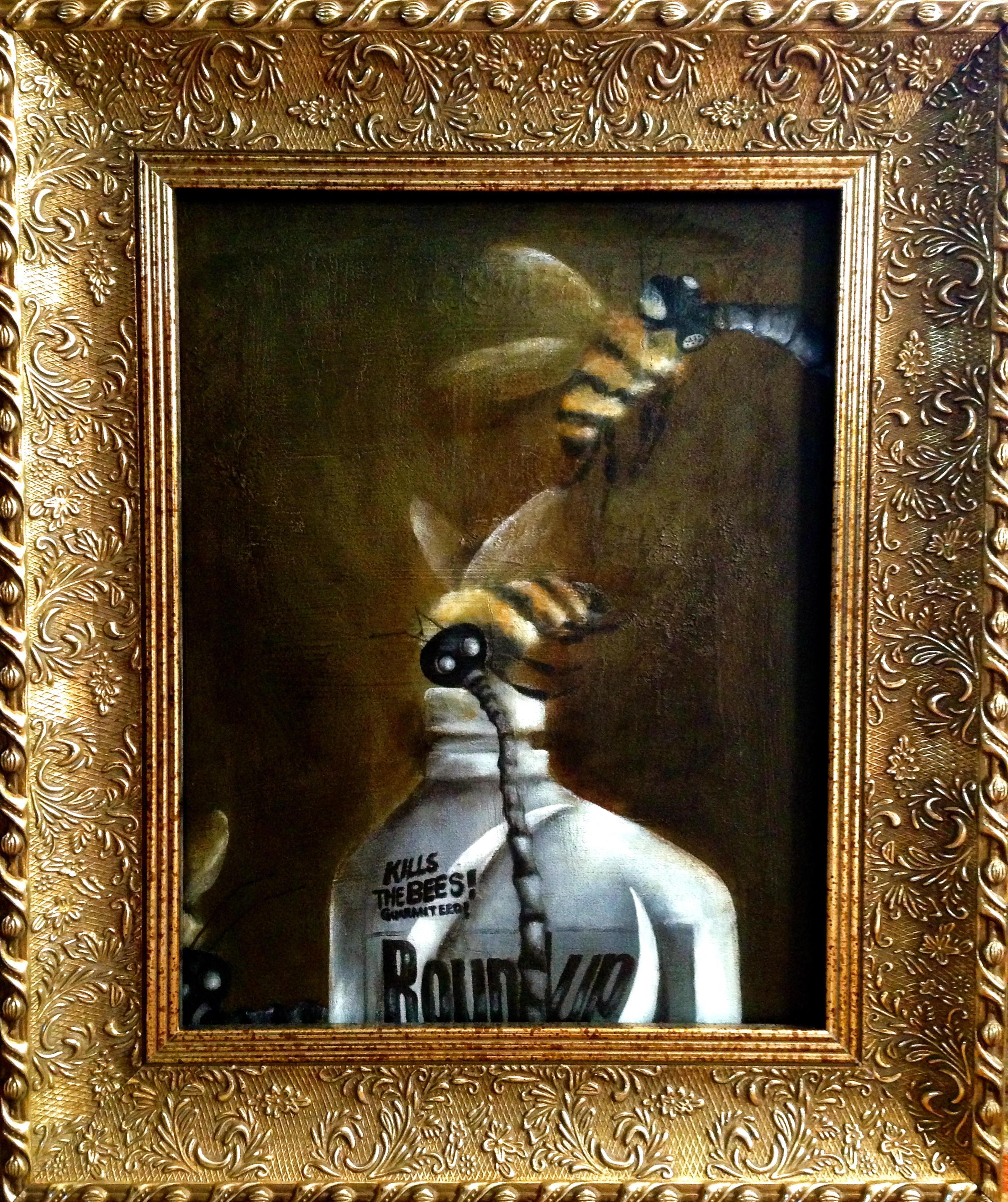 BeeWare, 2016 Acrylic & oil on canvas
