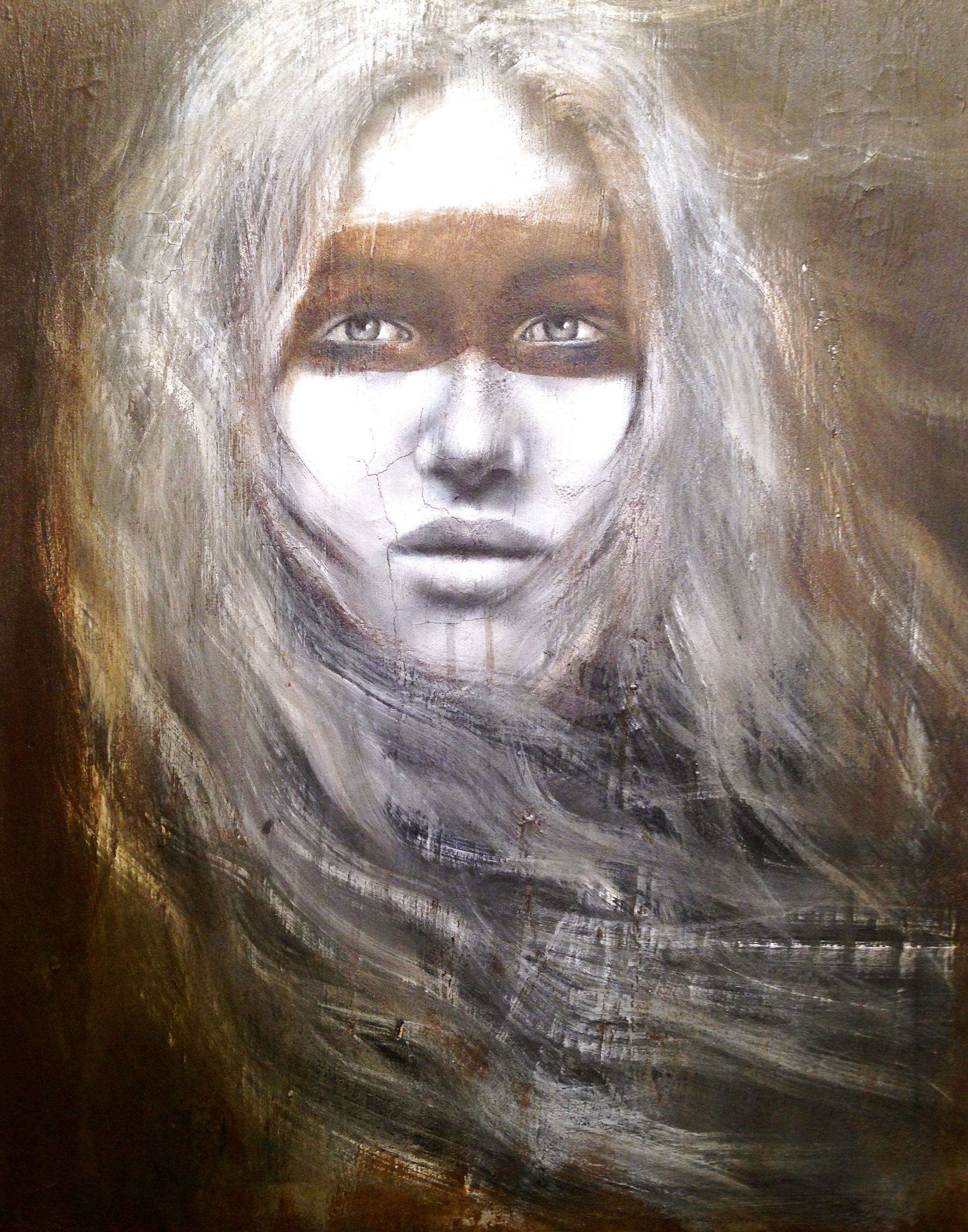 Belisama, 2016 Acrylic, oil, texture medium on canvas