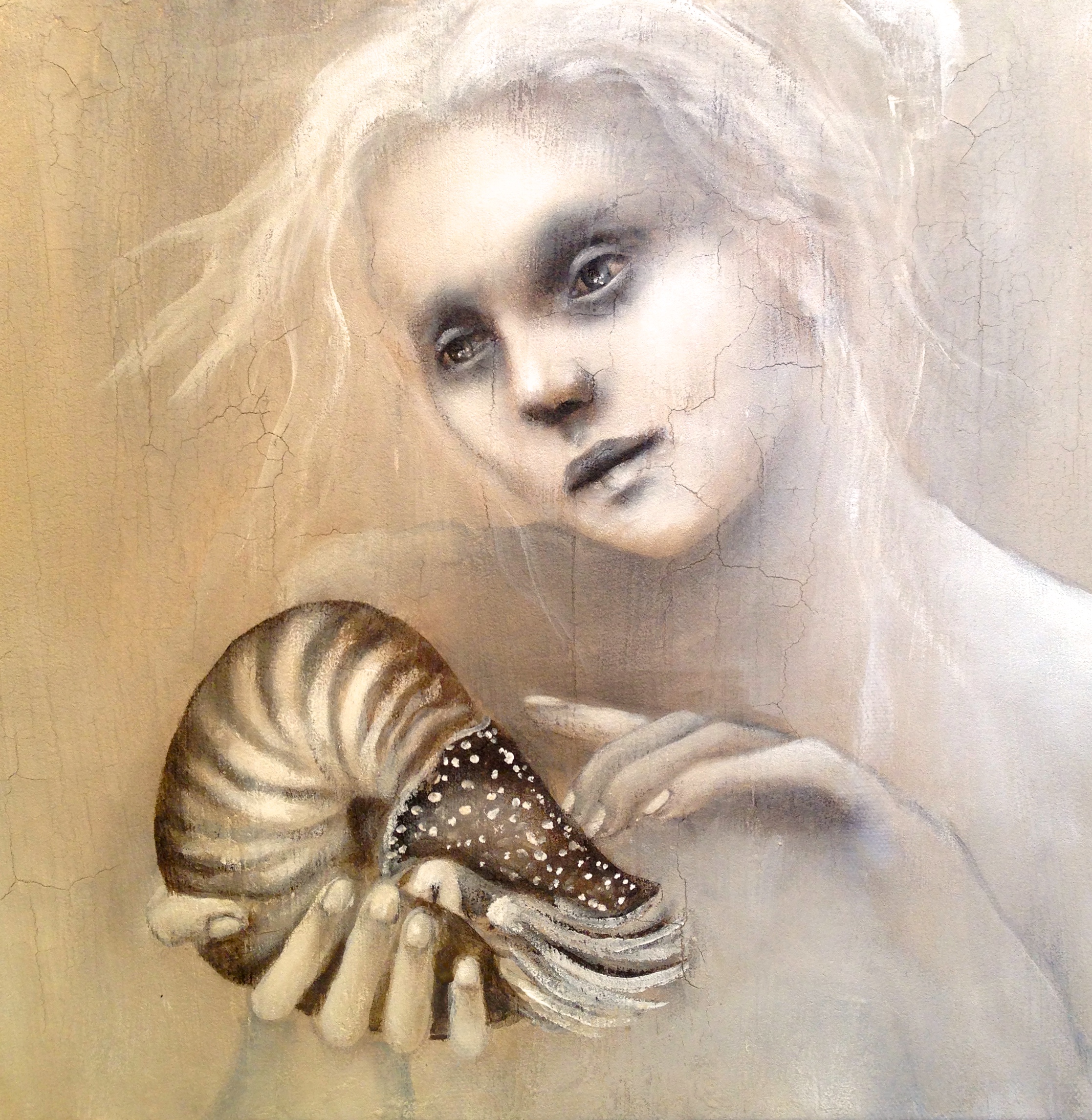 The Awe of Nature, 2016 Acrylic, oil, texture medium on canvas