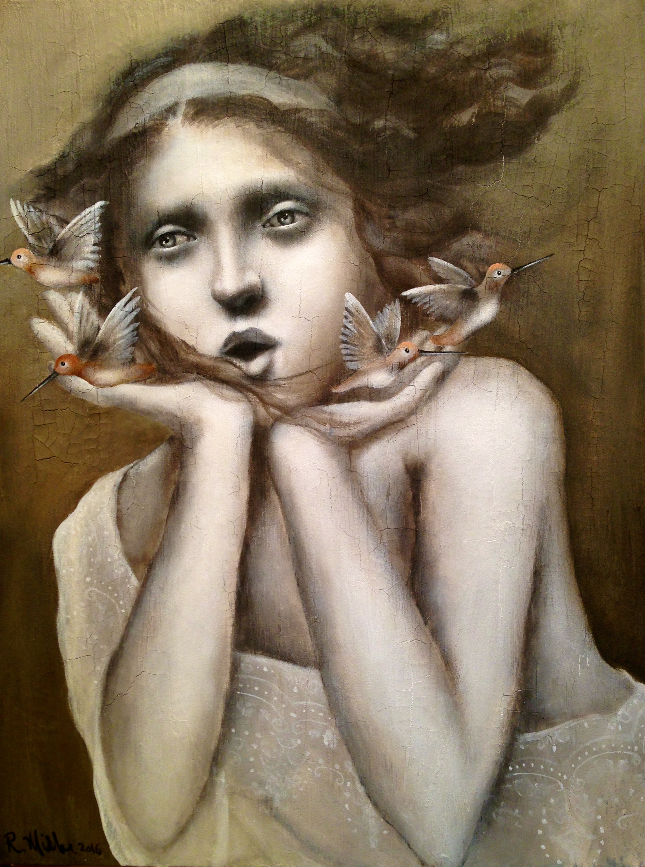 Essencential, 2016 Acrylic, oil, texture medium on canvas