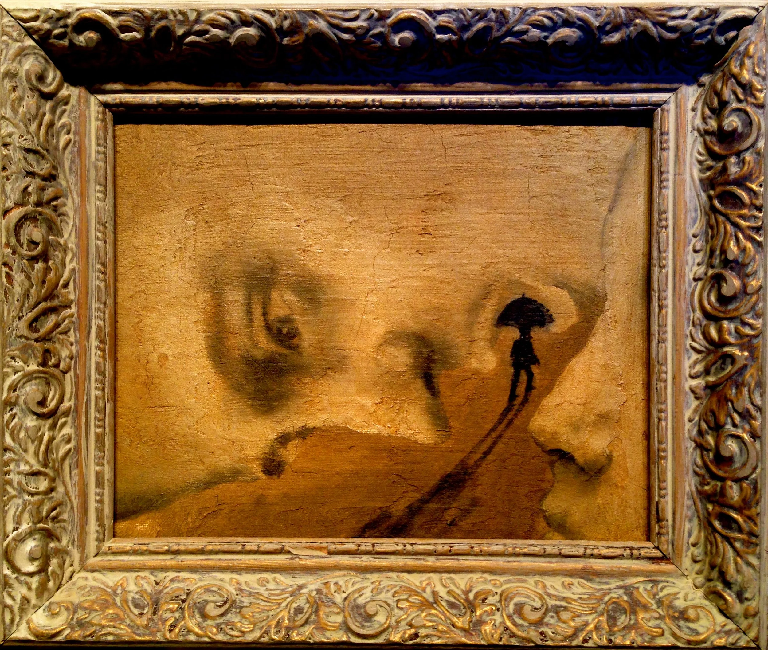 (framed) Strange Formations, 2016Acrylic, oil, texture medium on canvas