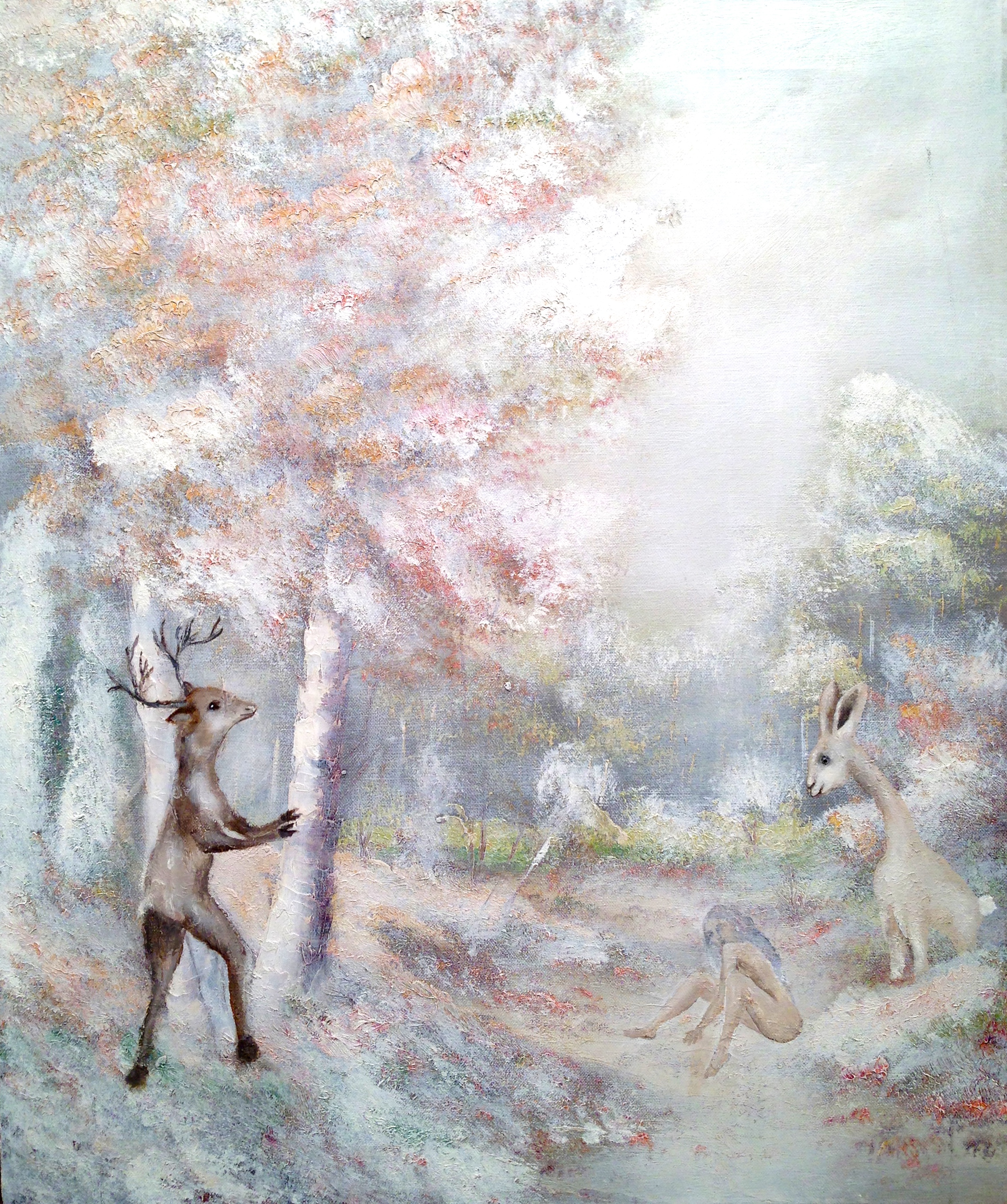 Forest Nymph, 2016 Oil & Acrylic on canvas