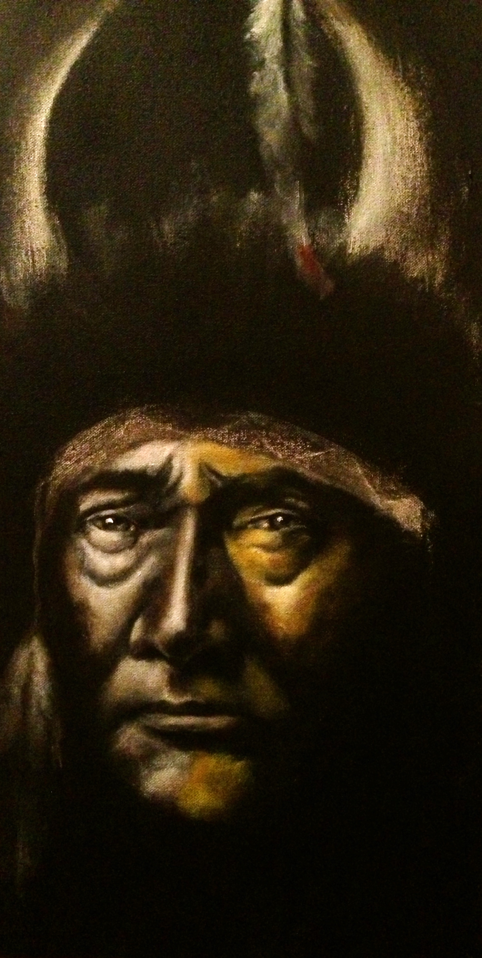 Shoshone, 2015 Acrylic & oil on canvas