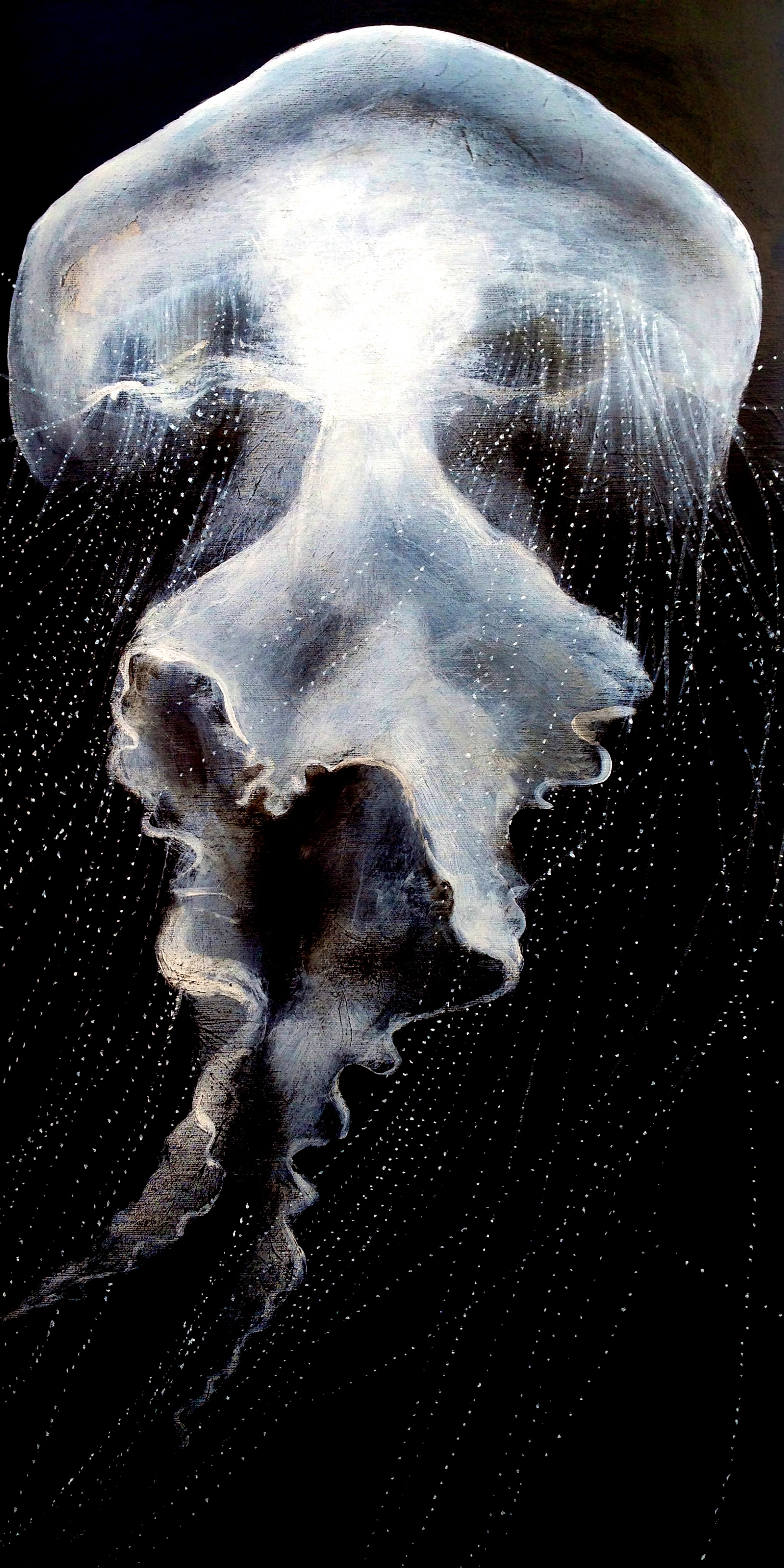 Jellyfish, 2015 Acrylic & oil on canvas