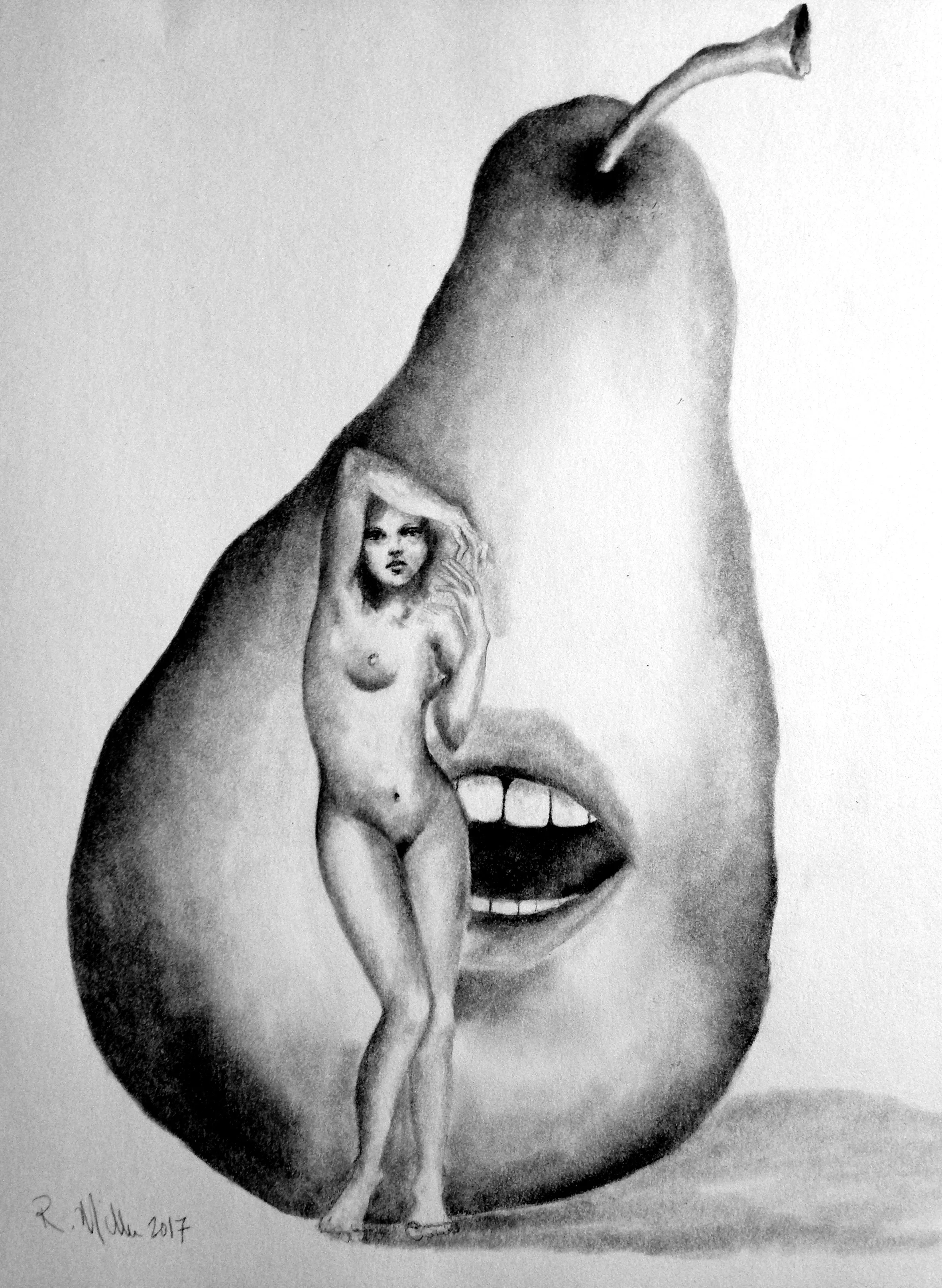 Attack of The Killer GMO, 2017#2 pencil on paper