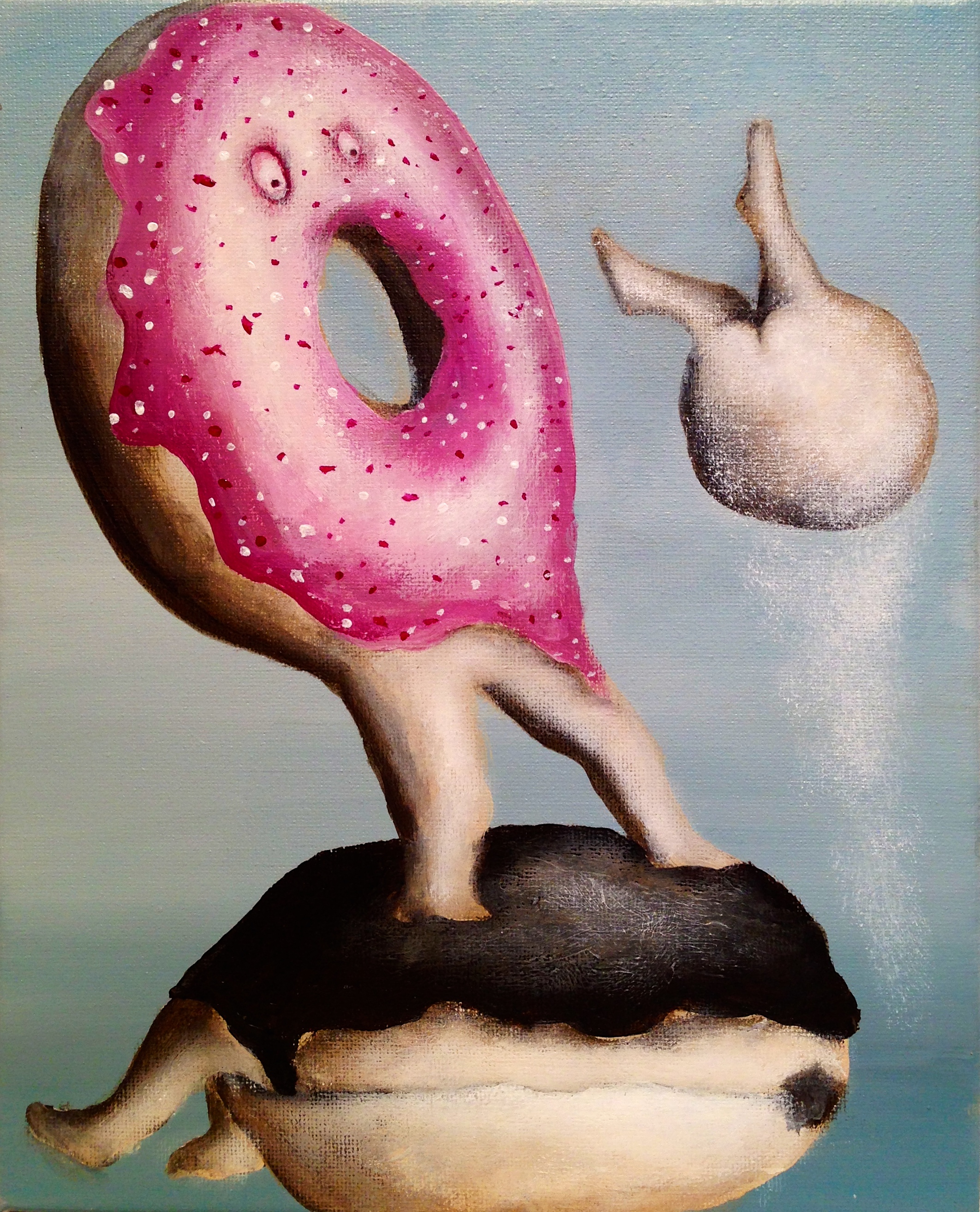 Losing Your Powdered Sugar, 2017 Acrylic on canvas