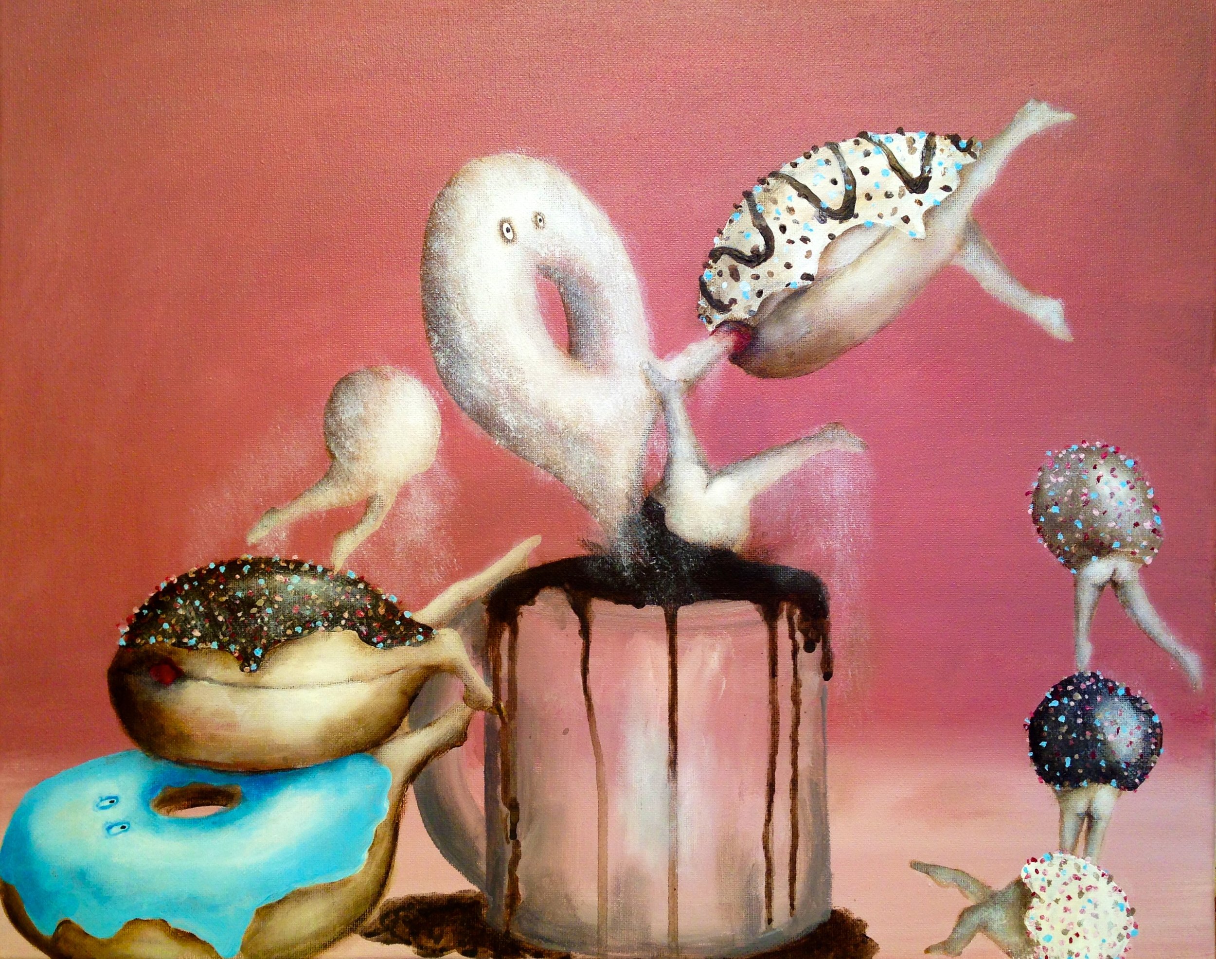 The Big Dunk, 2017 Acrylic on canvas