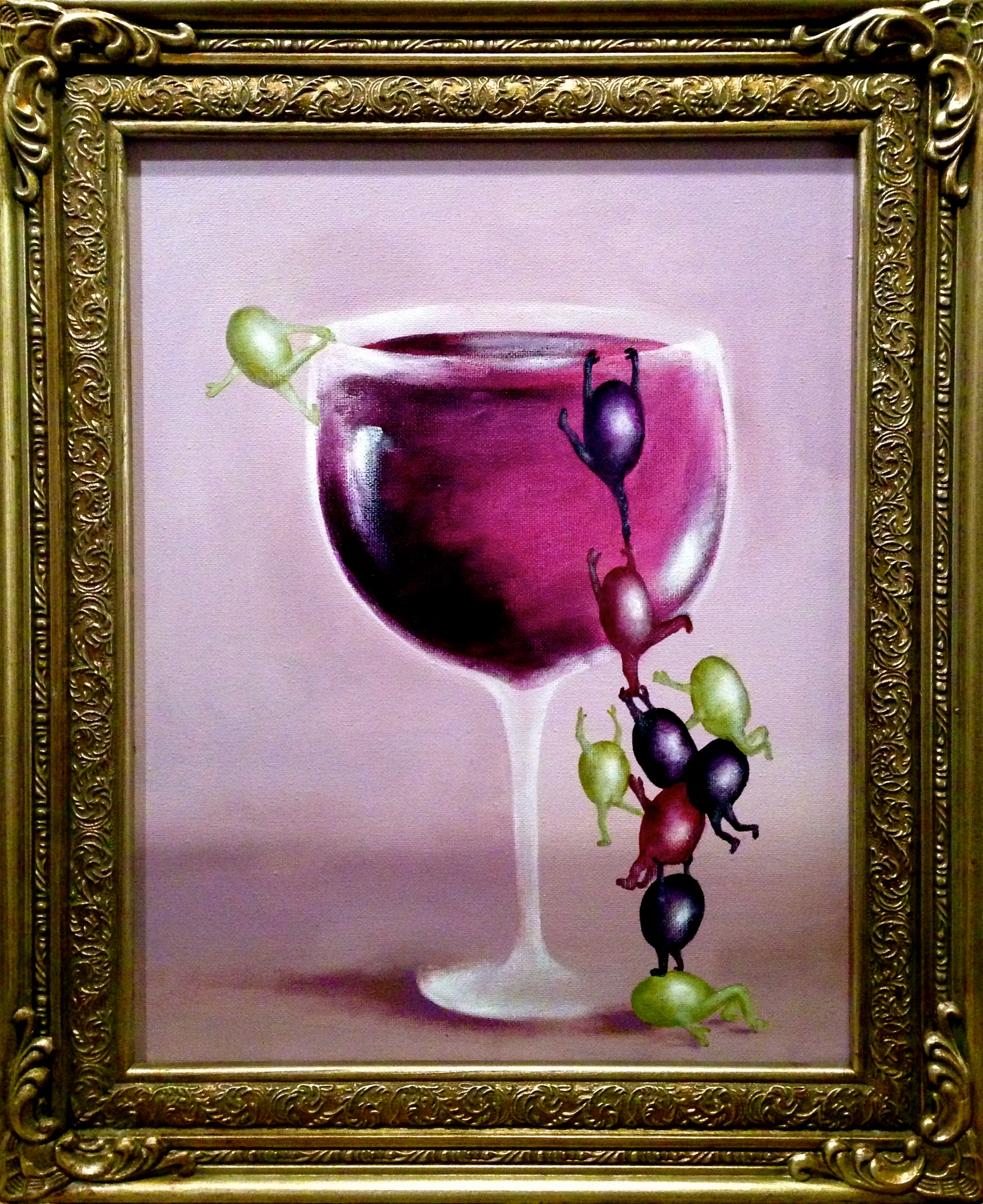 Visiting Relatives, 2017 Acrylic on canvas