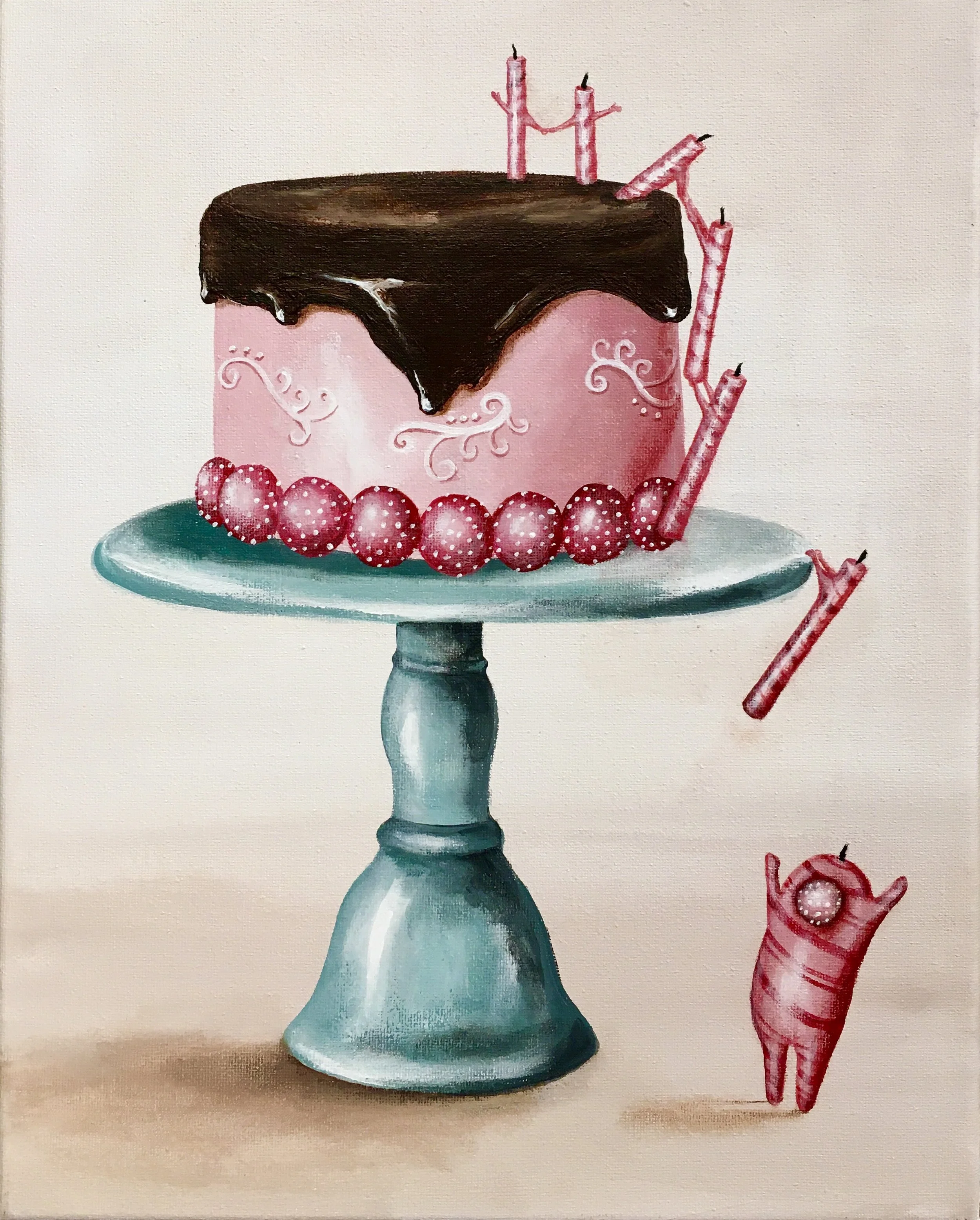 That One Candle, 2020Acrylic on canvas