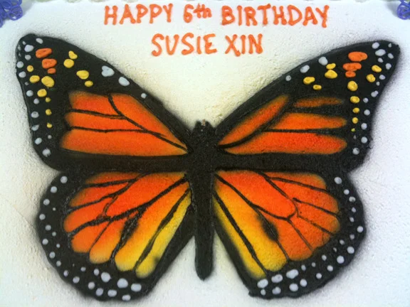 Monarch Butterfly in Airbrush