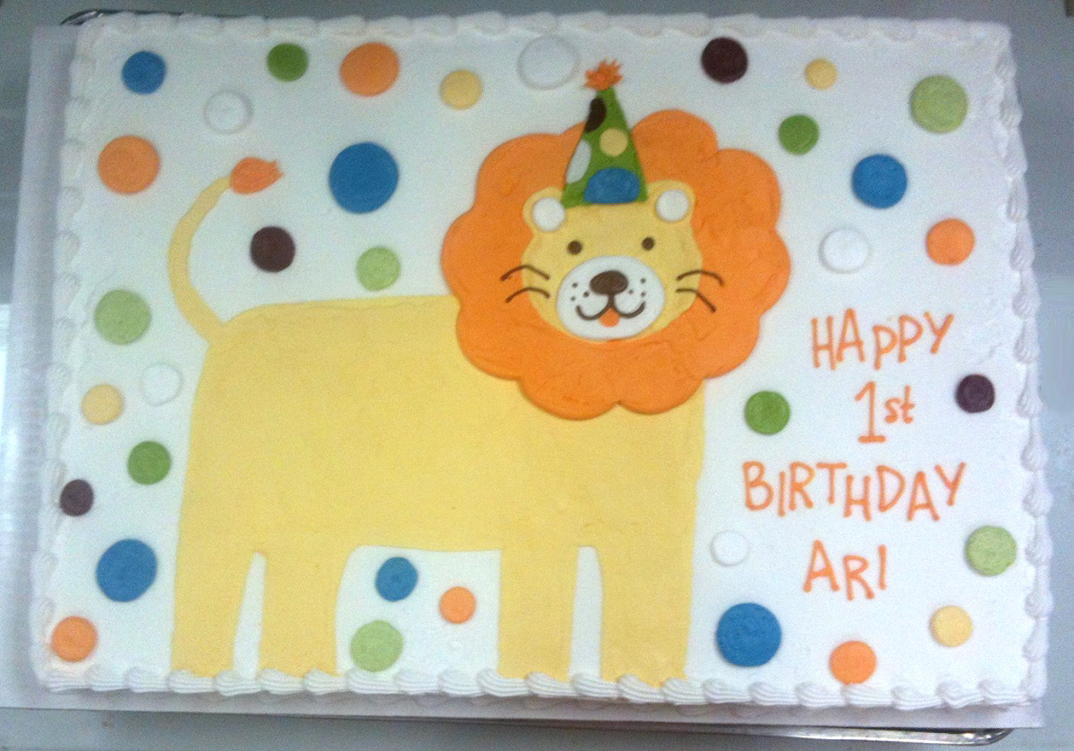 Lion in Party Hat