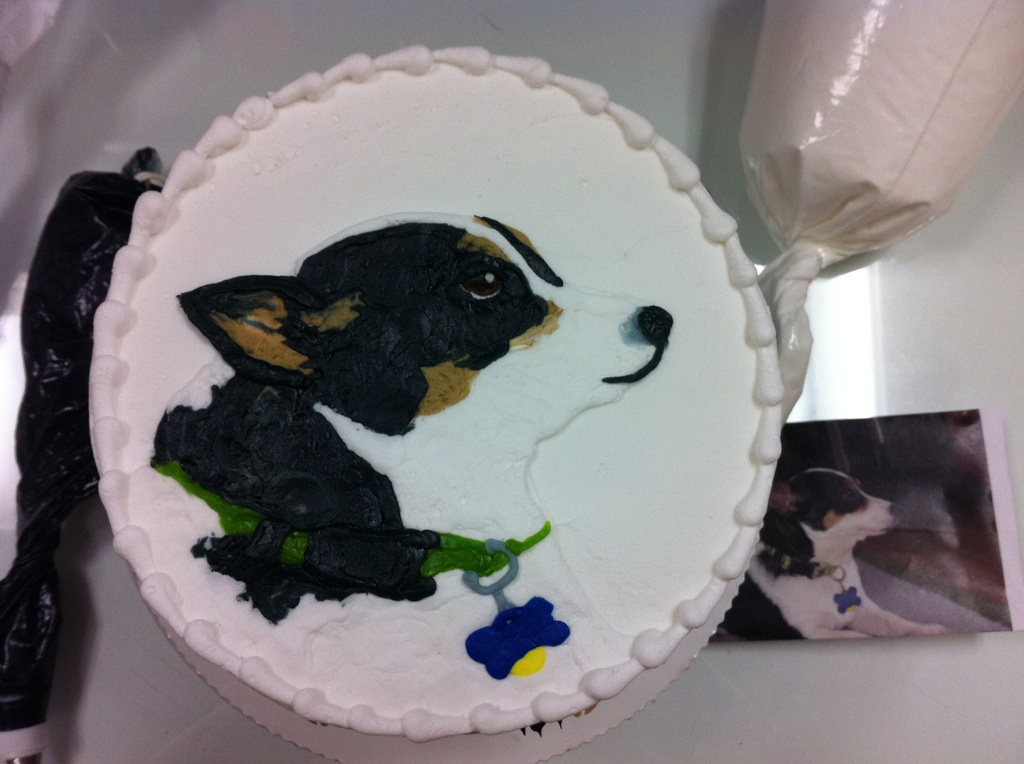 Dog Portrait out of Icing