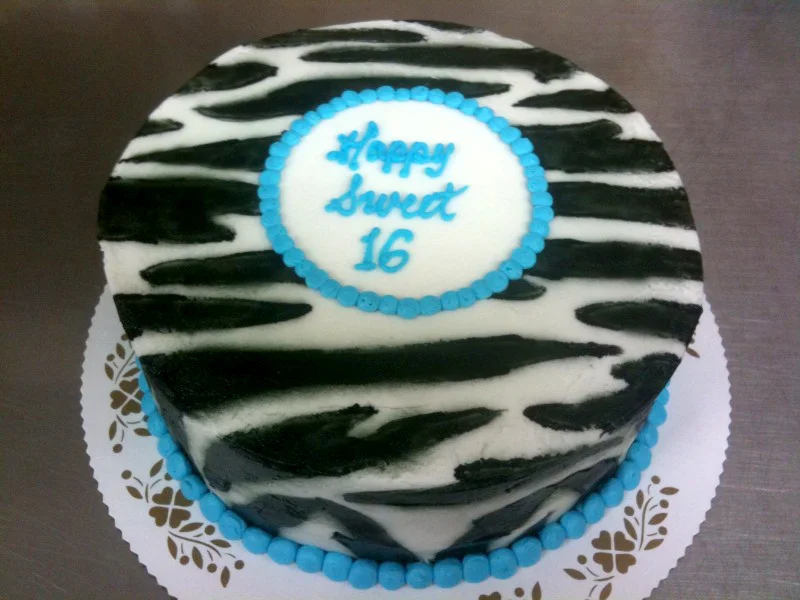 Airbrushed Zebra