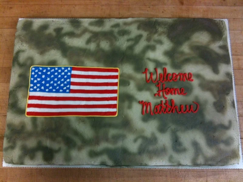 Camo & American Flag