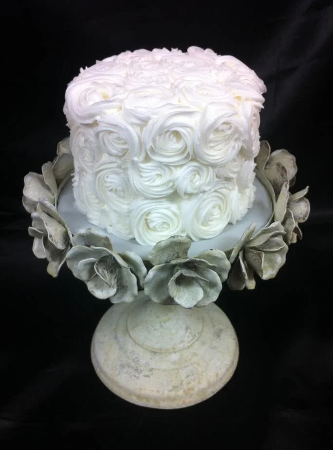 Rosette Iced Cake