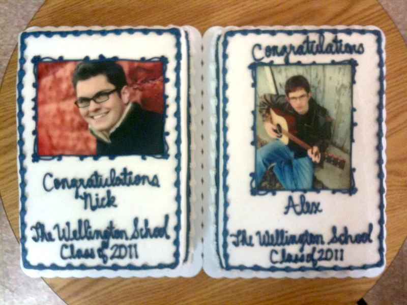 Senior Portrait Photo Cakes