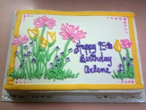 2-D Pastel Wildflowers