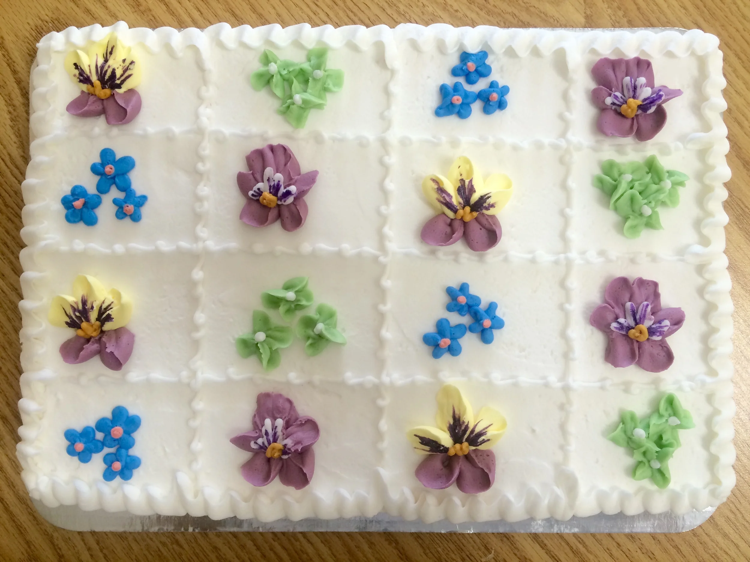 Pansies & Flowers, scored