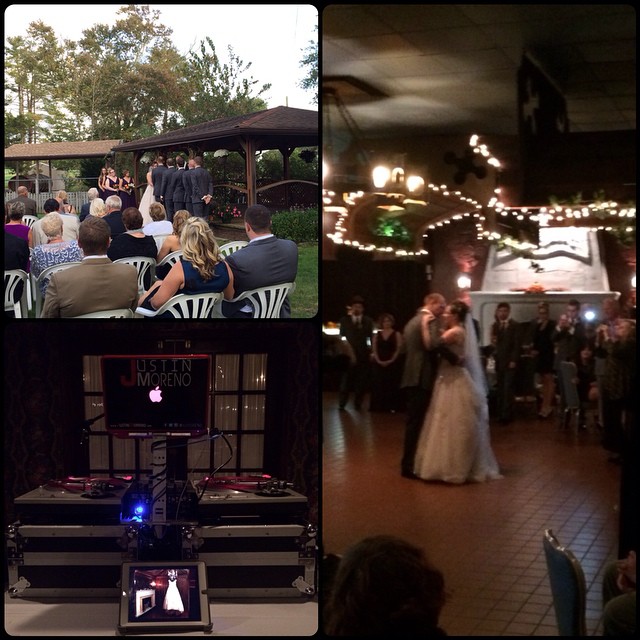 Yesterday's wedding at Renault Winery.. Congrats to Kyle and Cat! #mycsevent