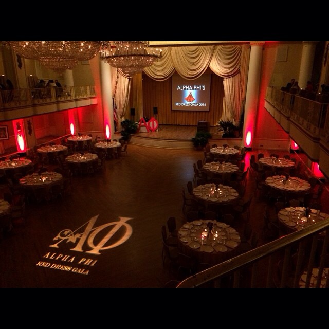 The Bellevue is very red tonight for the SJU Alpha Phi Red Dress Gala #mycsevent #sju #philly #bellevue #alphaphi