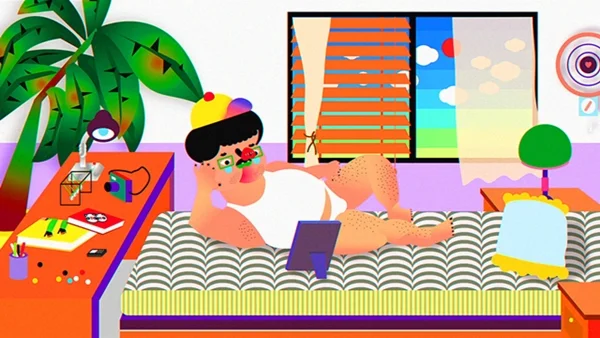 Image credit: 'An emo nose' - Wong Ping (courtesy of the artist)