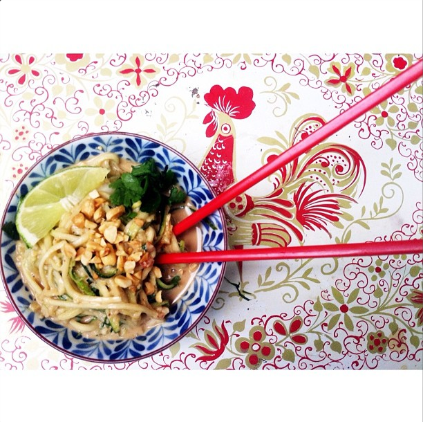 RAW SUMMER COLD NOODLECold sesame noodles is one of my favorite summertime dishes and I was excited when I saw a method for making noodles out of zucchini. With my new favorite kitchen toy, a&nbsp;julienne peeler, whipping up this simple summer reci…