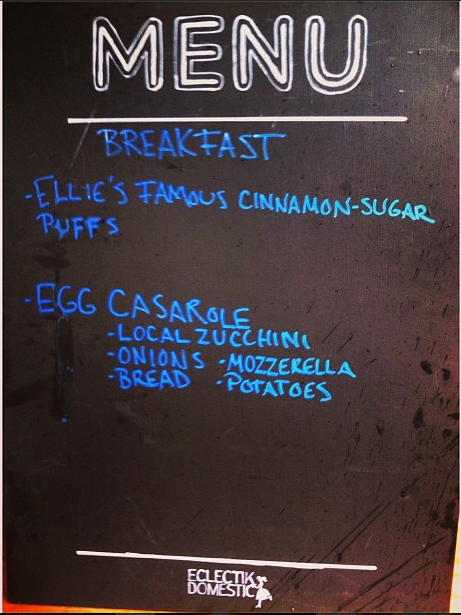 My Menu for Breakfast Designed by Jean Tran