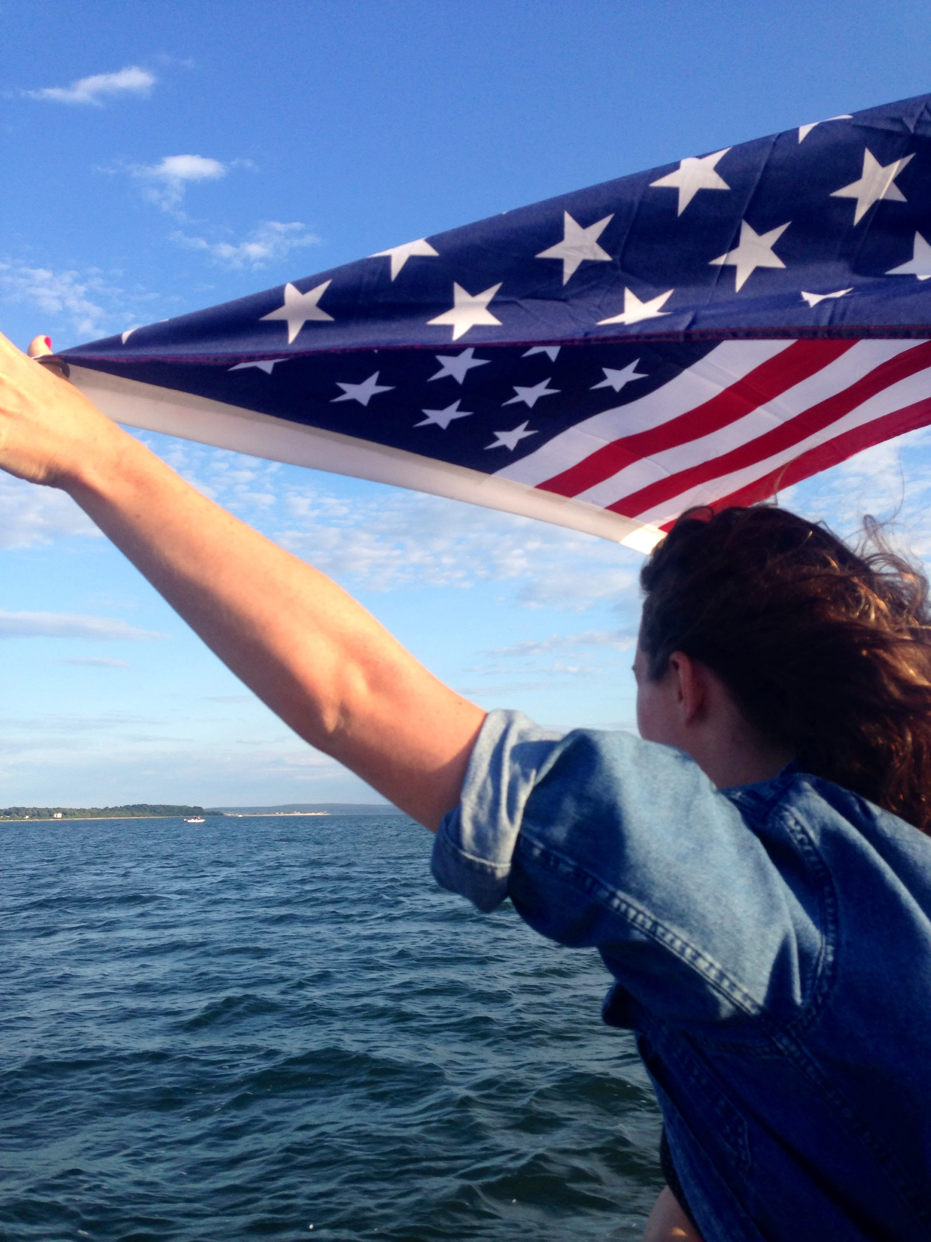Off to the real Plymouth Rock on the Duxbury Bay,Massachusetts 
