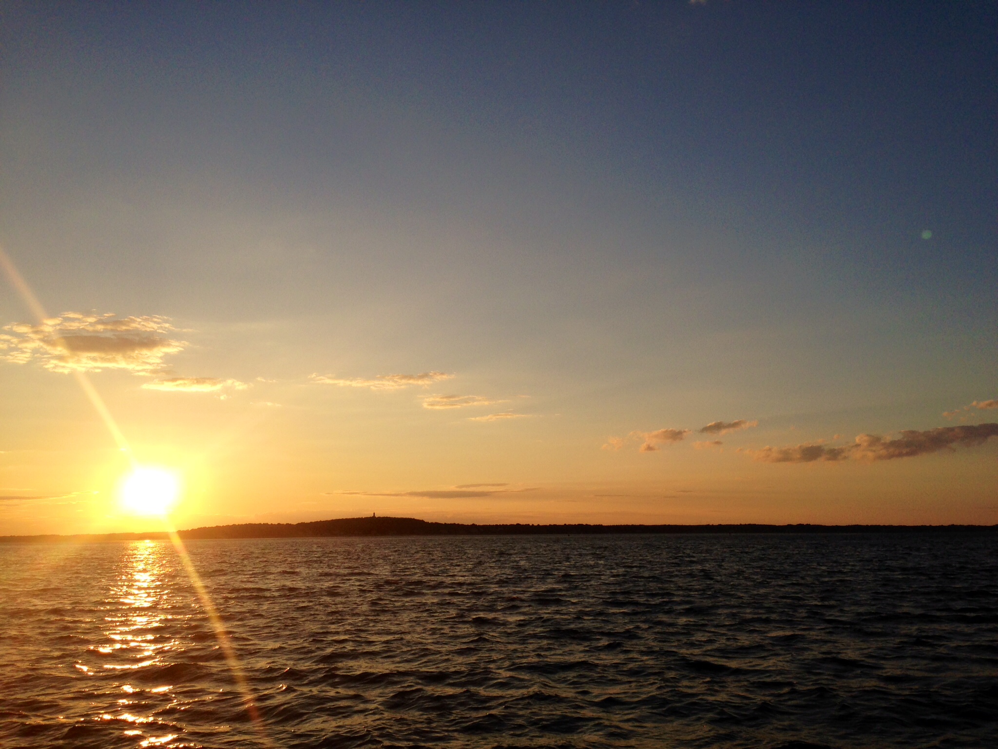 The sunset on Duxbury Bay- Duxbury Massachusetts