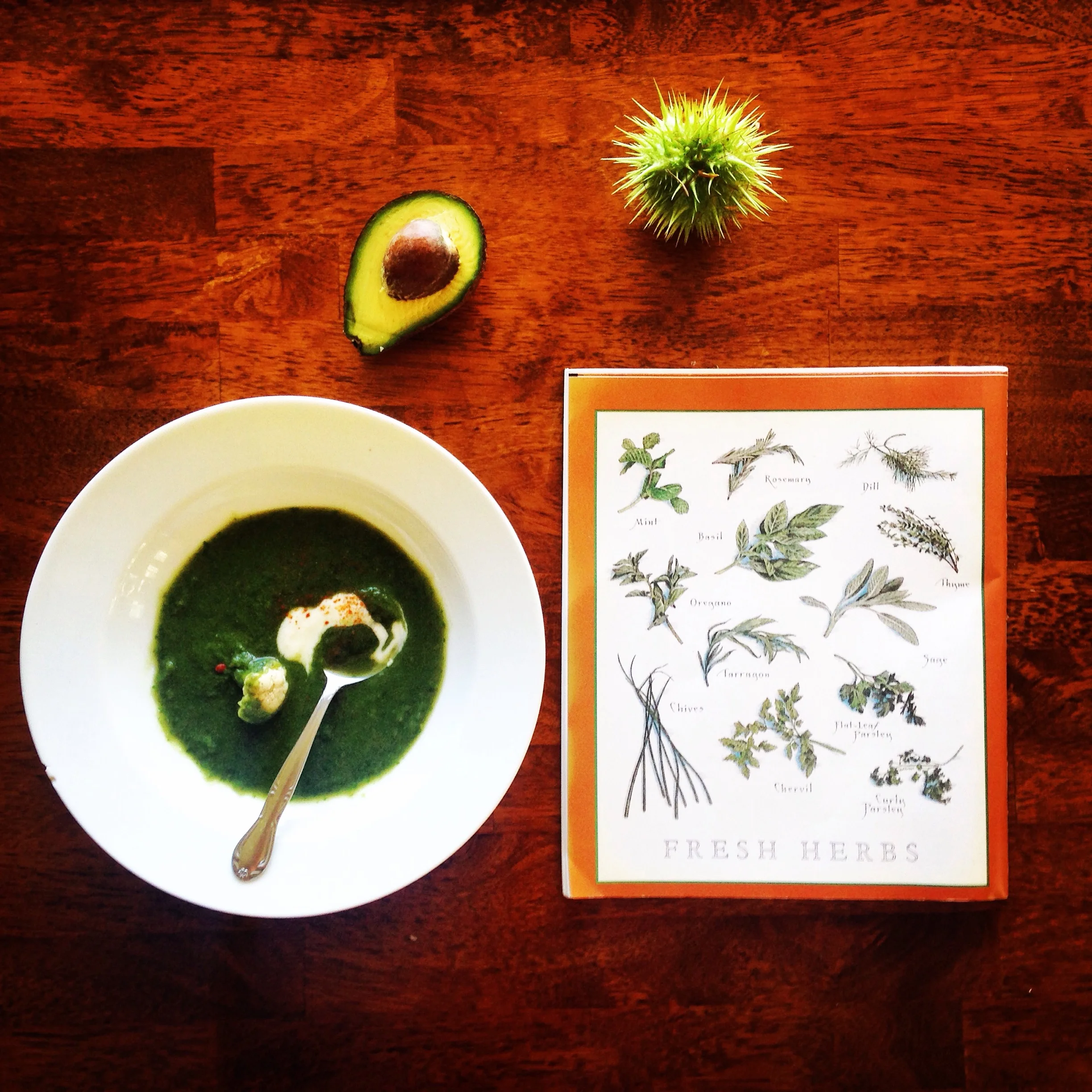 Deanna's Nettle Cauliflower Soup
