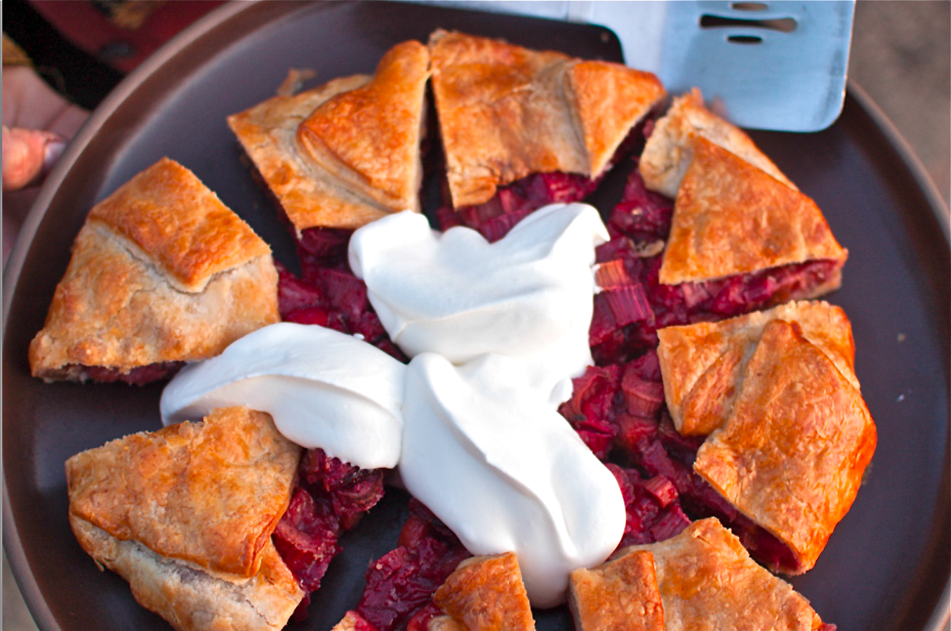 Strawberry Rhubarb Galette by Chef Mourad Lahlou at McEvoy Ranch Petaluma, California