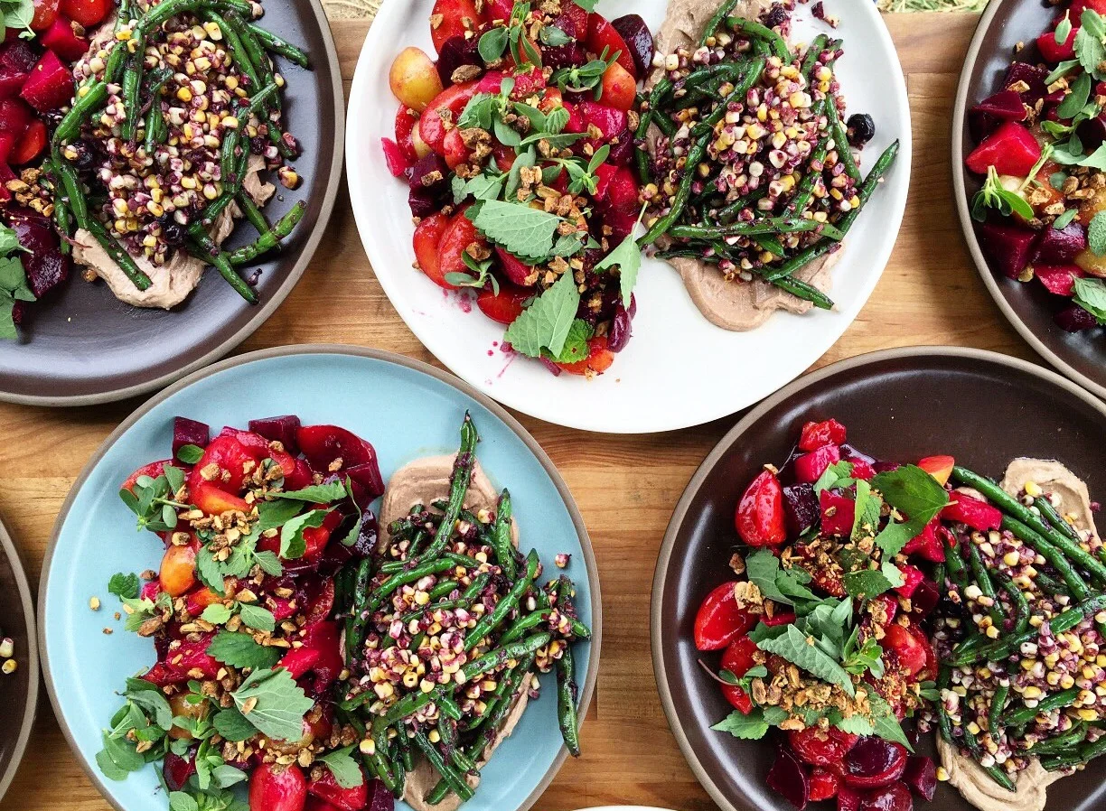 Harvest Salad by Chef Paul Virant at Mick Klug // St. Joseph, Michigan