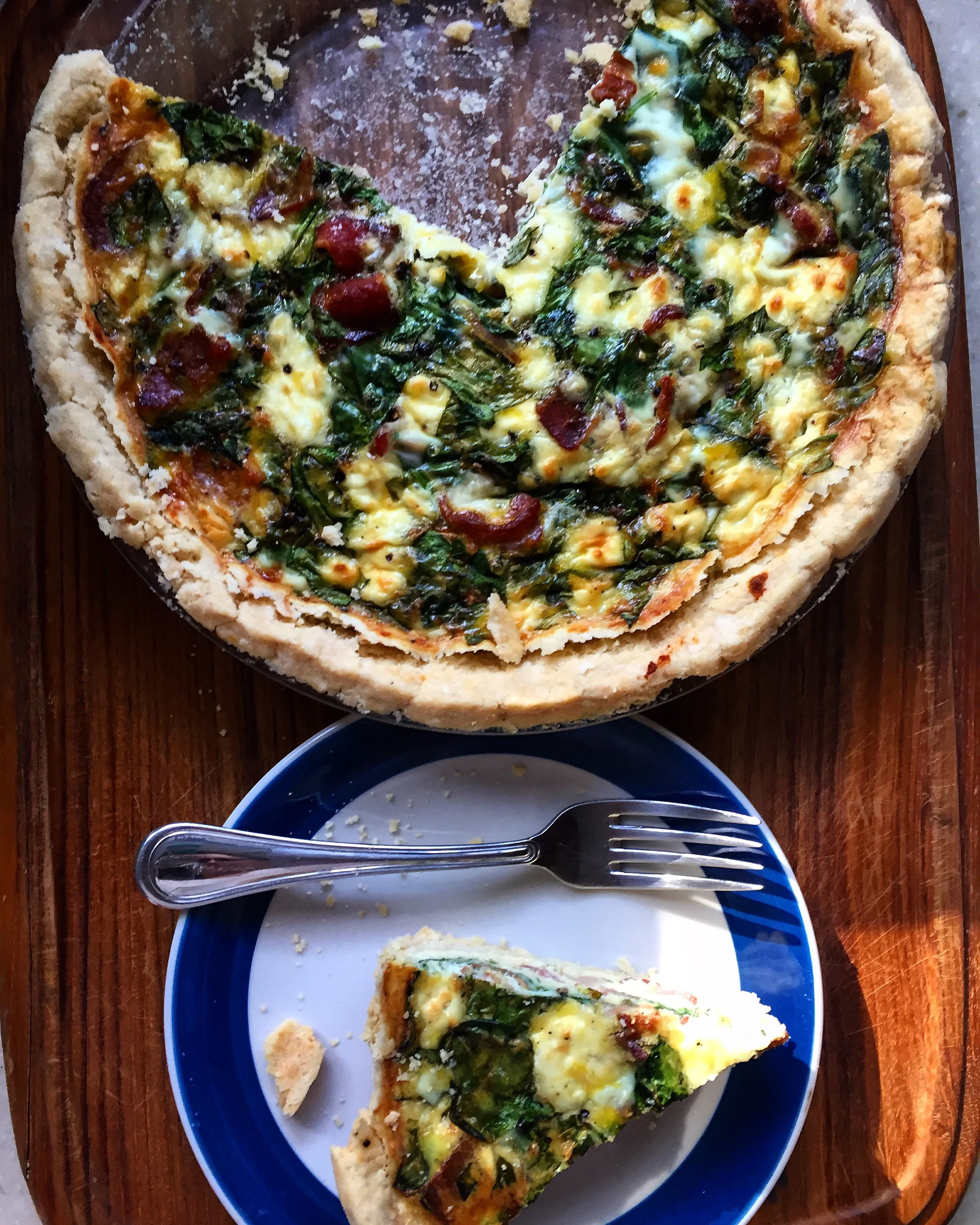 Marta fait Quiche// Santa Cruz, California