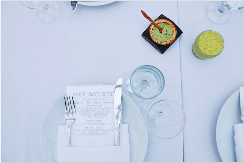 Table Setting// Photo by James Bassett-Cann