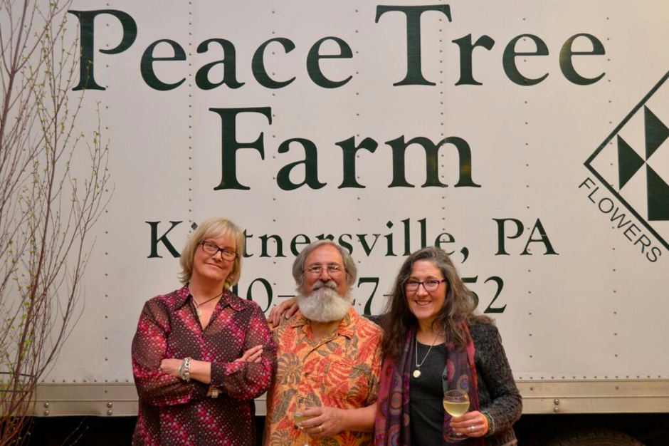 The PASA/Peace Tree Team (Left to Right Lauren, Lloyd and Candy) //Photo by James Bassett-Cann