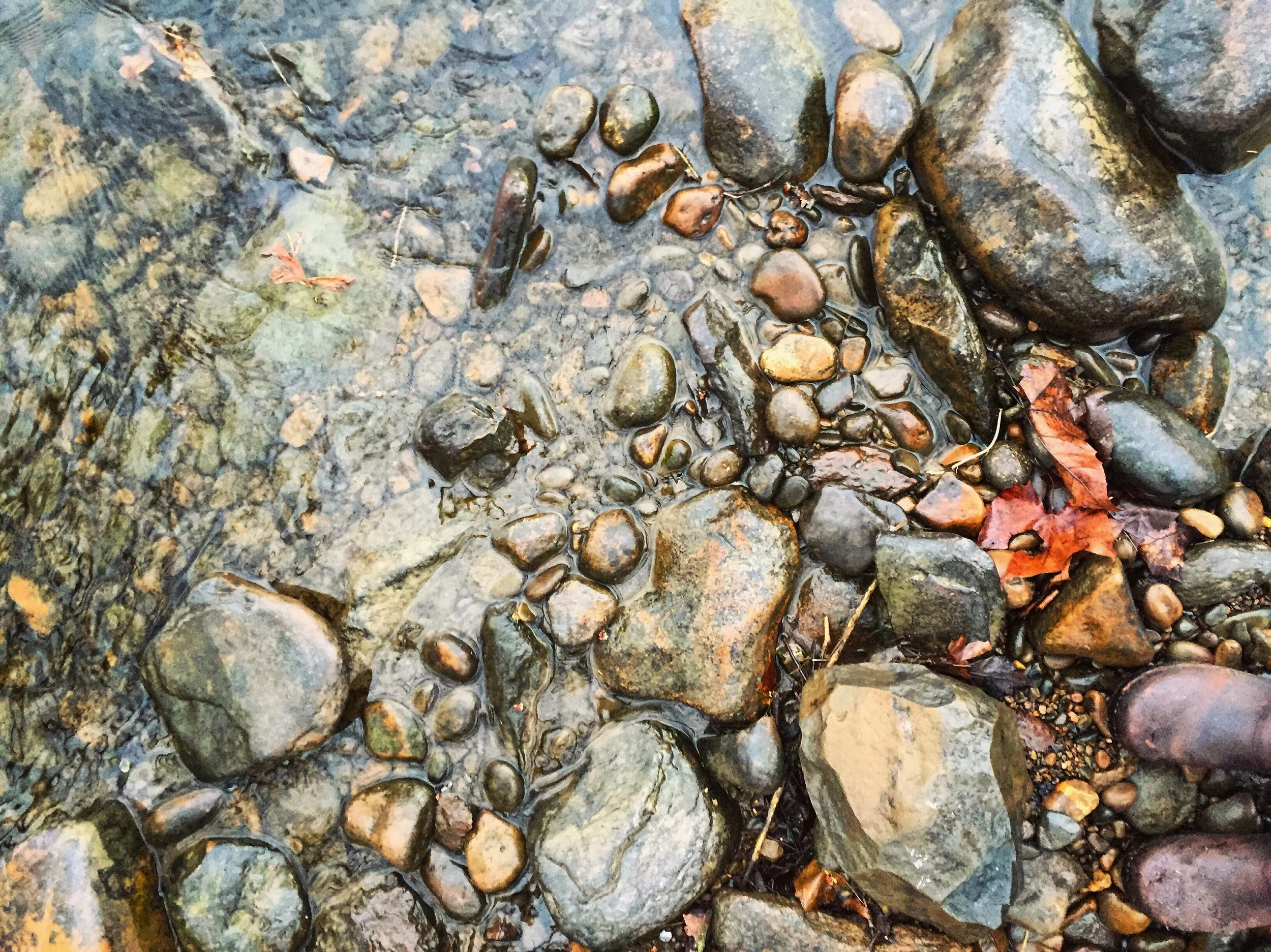 River Stones// Upper Black Eddy, Pennyslvania 
