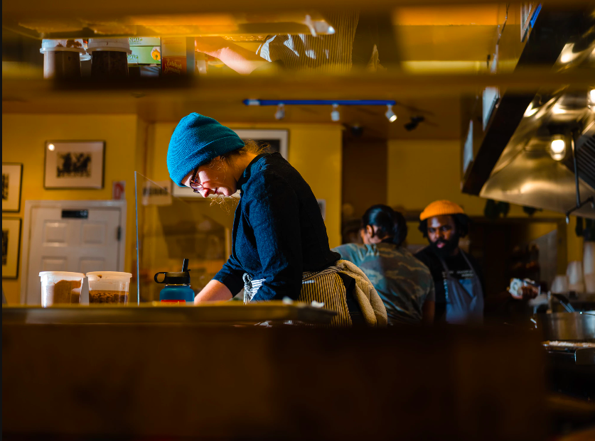  Chef Katie Briggs at South Philly Barbacoa// Photo by Ted Nghiem 