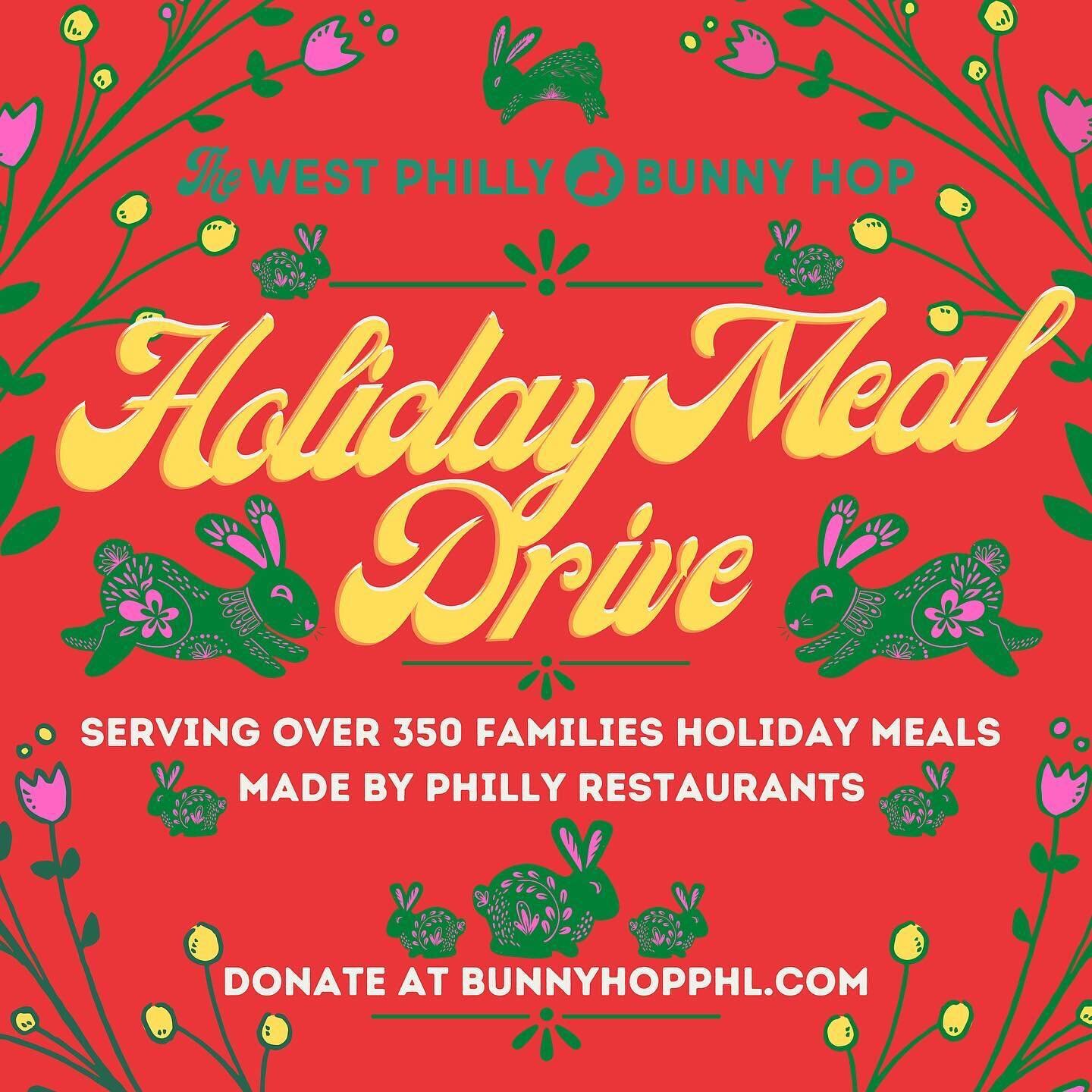 Repost via @bunnyhopphl please share this post!!!! Join our mutual aid effort to feed our 350 Bunny Hop families while supporting Philly Restaurants! Your donations will help us serve our network and maybe even reach our goal of serving over 1000 fam