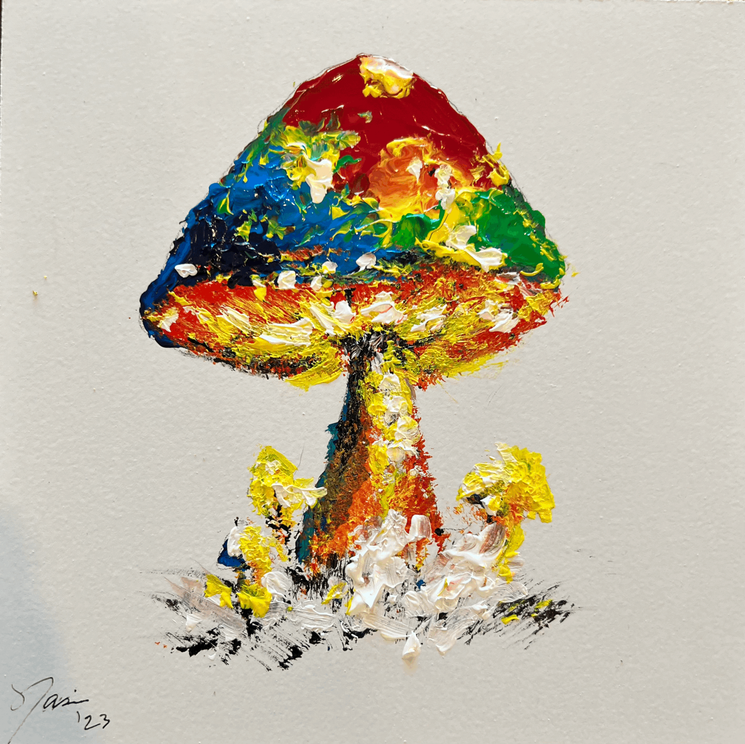 Mushroom Rainbow Cloud