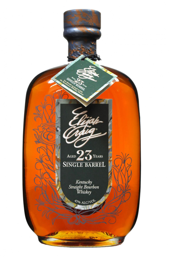 2.Elijah Craig Single Barrel Kentucky Straight Bourbon Whiskey Aged 23 Years