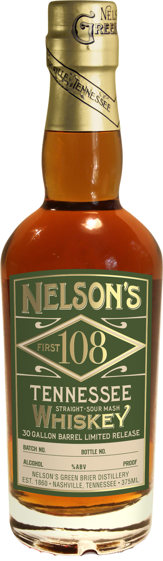 7. Nelson's First 108 Tennessee Whiskey