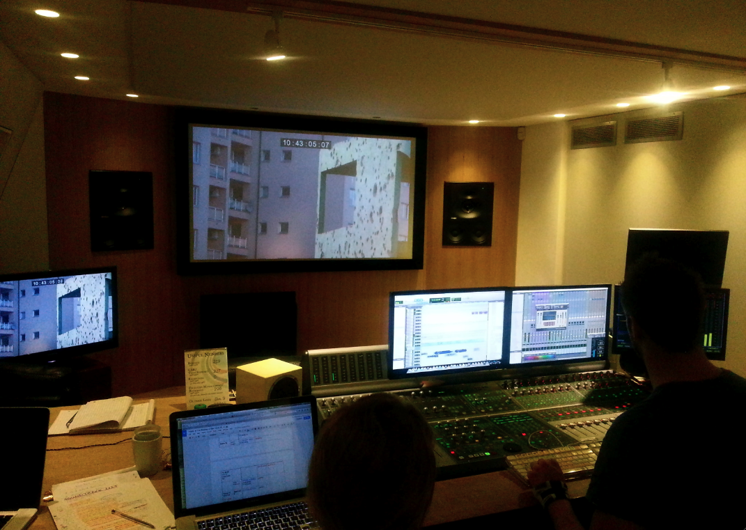 Day 3 in the sound mix!