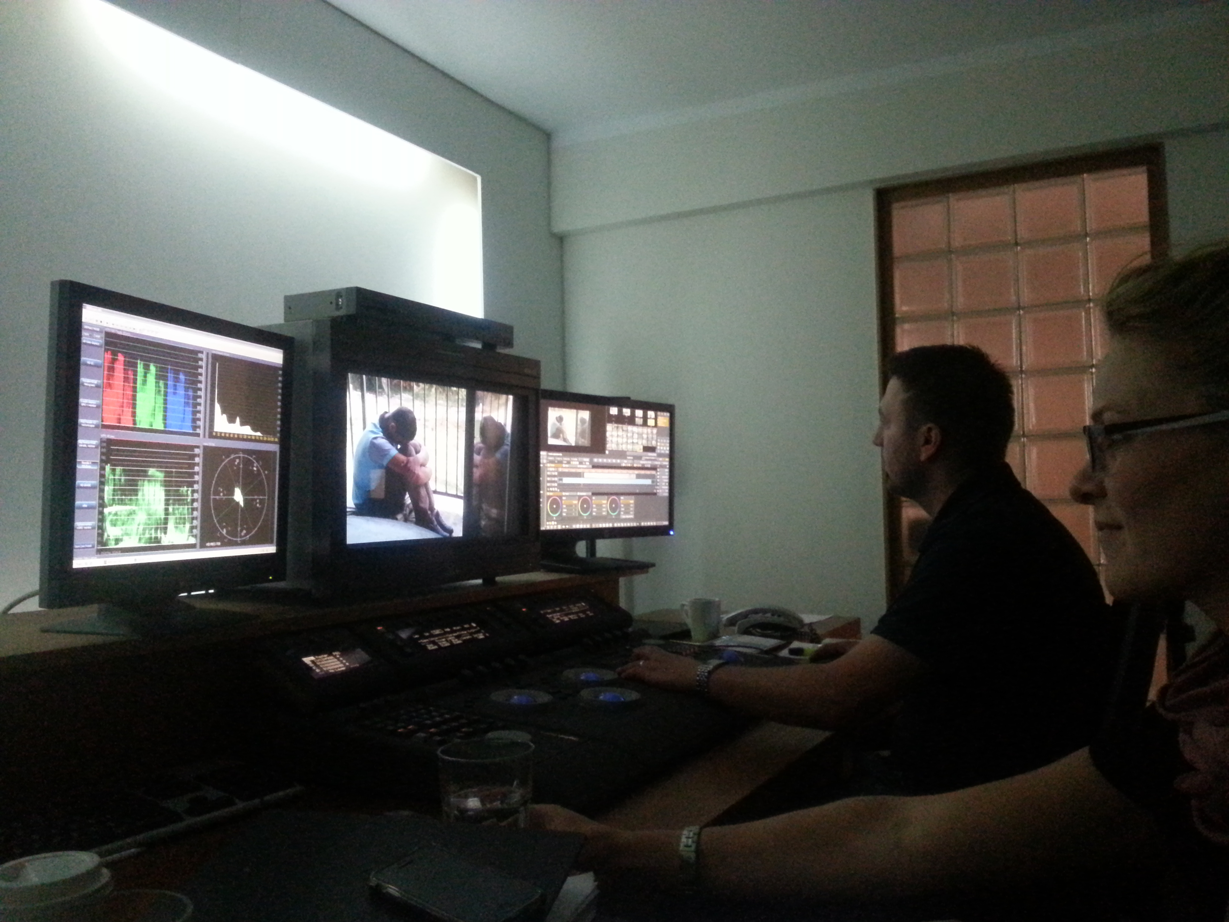 Back in colour grade!